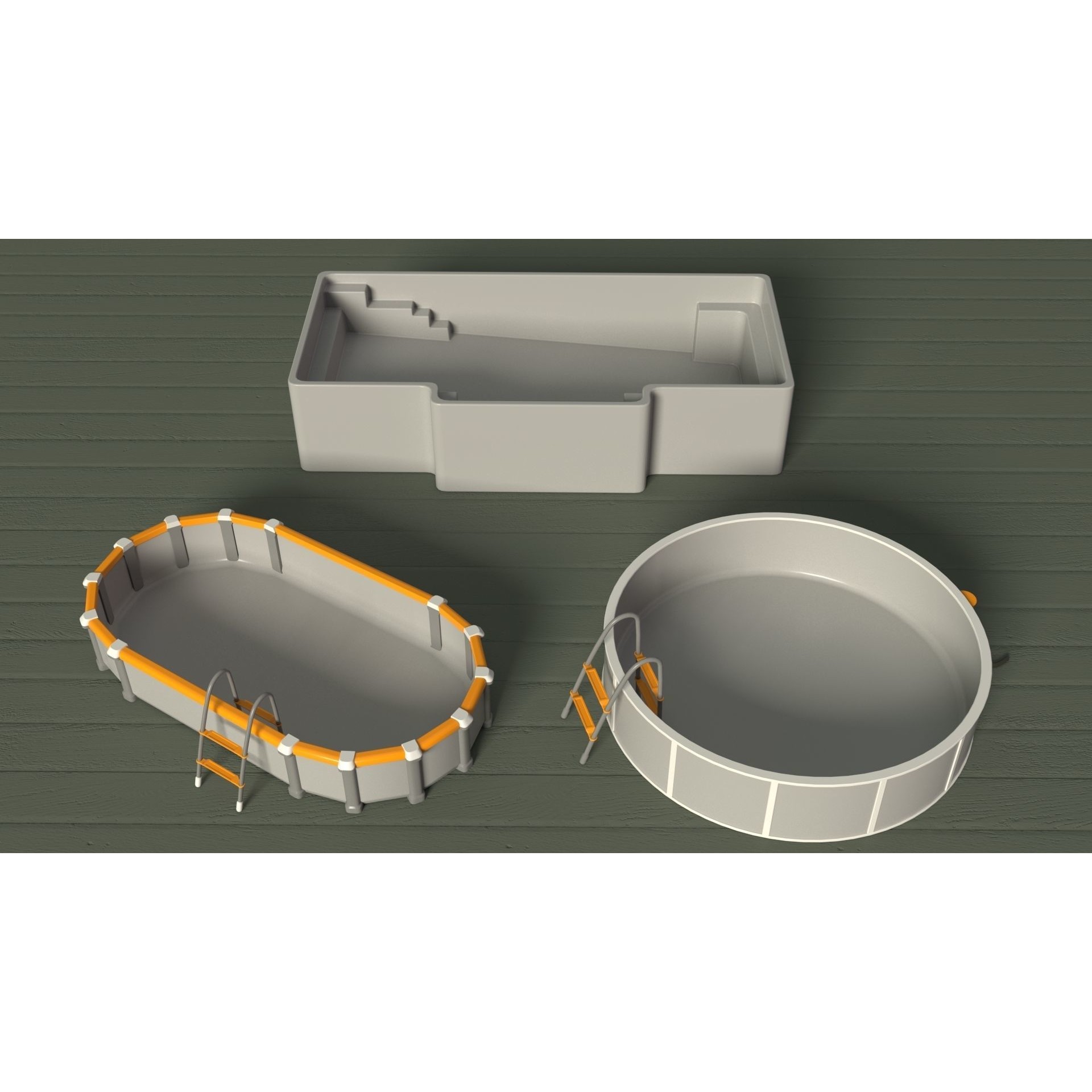 Environment Props 3D Model – Low Poly Collection of 101 Assets, FBX/OBJ - View 26