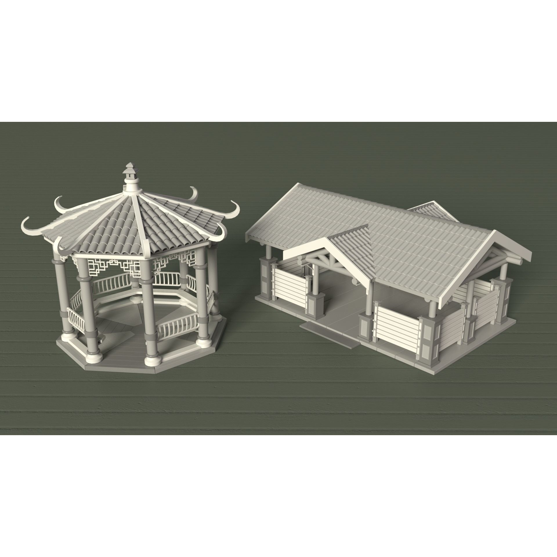 Environment Props 3D Model – Low Poly Collection of 101 Assets, FBX/OBJ - View 4