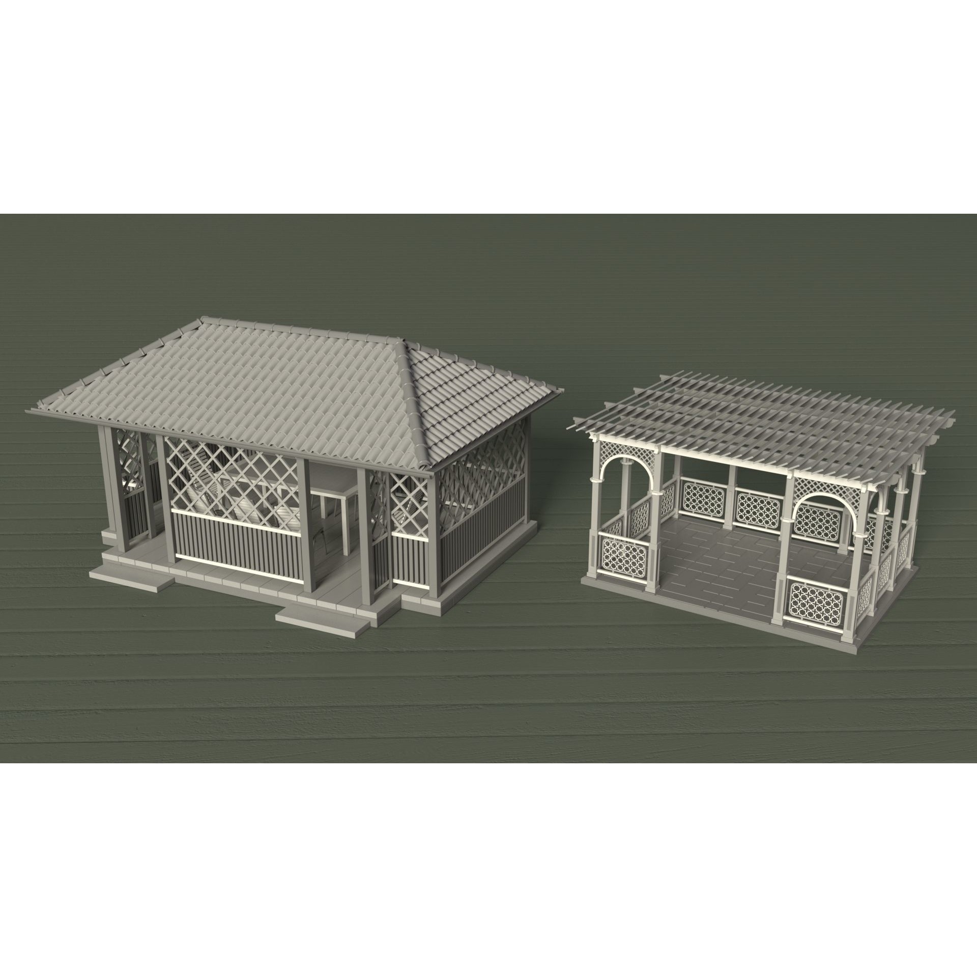 Environment Props 3D Model – Low Poly Collection of 101 Assets, FBX/OBJ - View 5