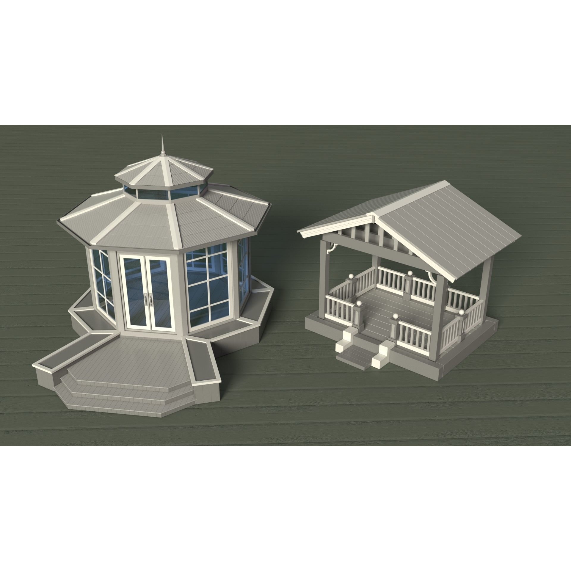 Environment Props 3D Model – Low Poly Collection of 101 Assets, FBX/OBJ - View 6