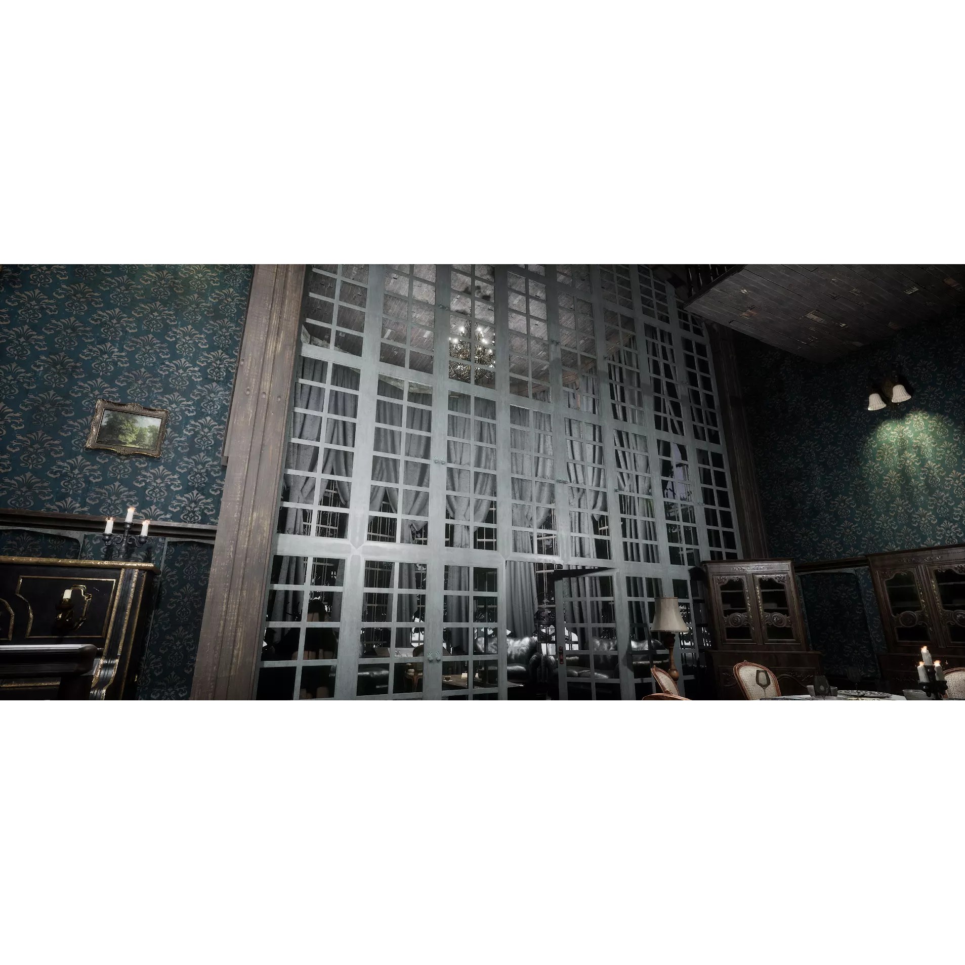 Ravenwood Manor 3D Model – Gothic Victorian Mansion, Game-Ready - View 10