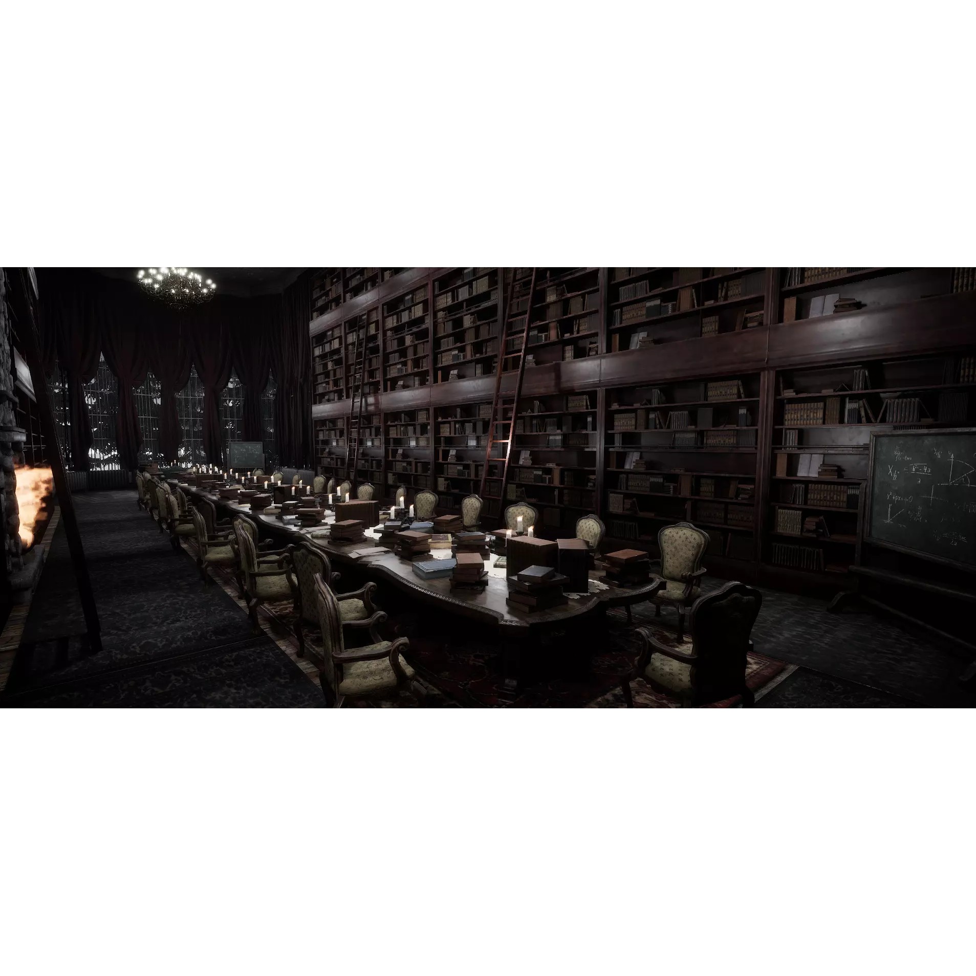 Ravenwood Manor 3D Model – Gothic Victorian Mansion, Game-Ready - View 13