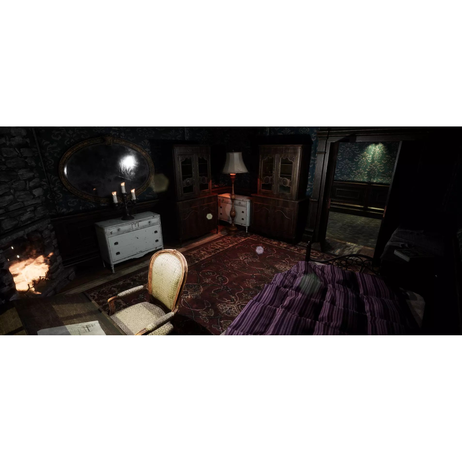 Ravenwood Manor 3D Model – Gothic Victorian Mansion, Game-Ready - View 16