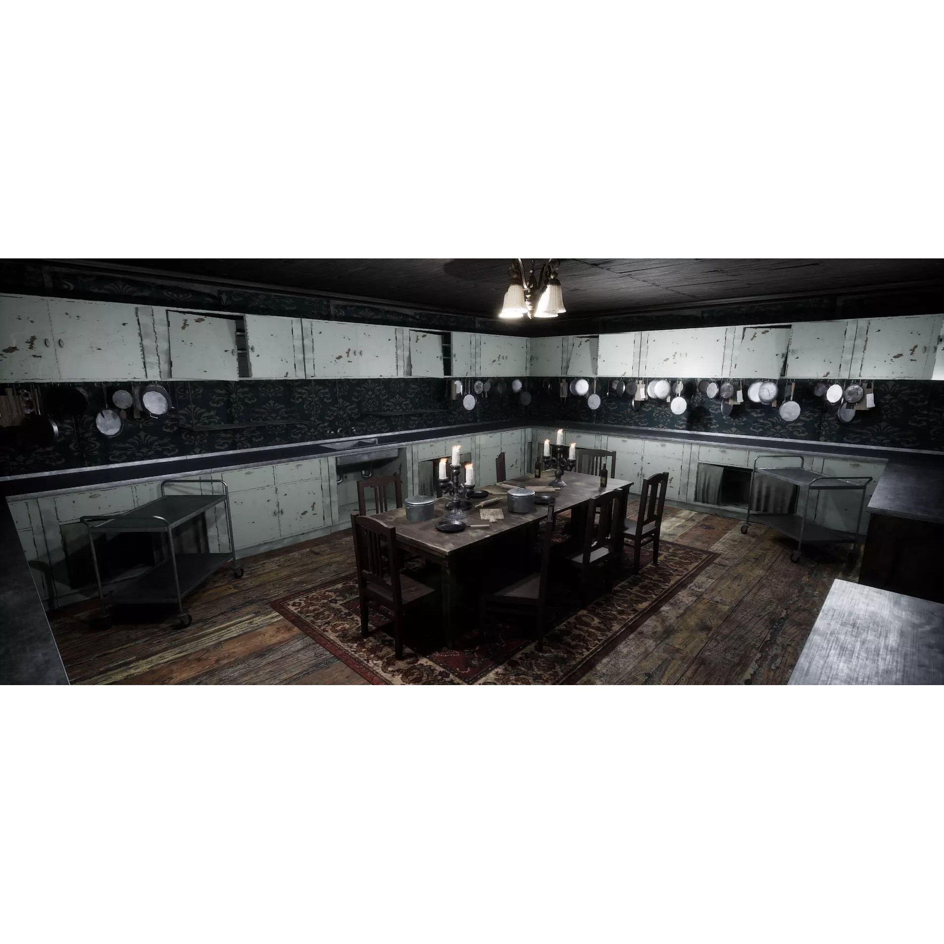 Ravenwood Manor 3D Model – Gothic Victorian Mansion, Game-Ready - View 20