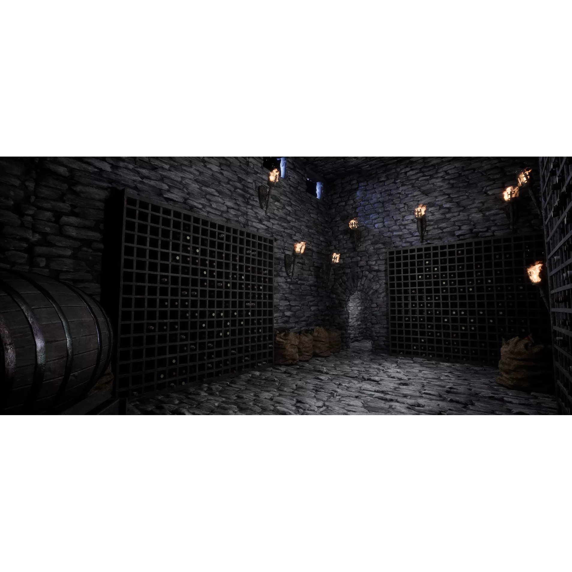 Ravenwood Manor 3D Model – Gothic Victorian Mansion, Game-Ready - View 21