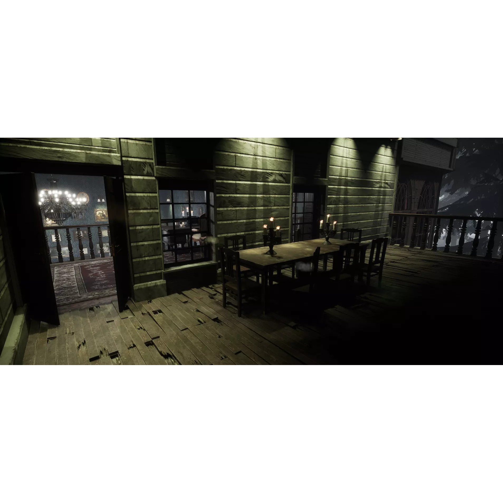 Ravenwood Manor 3D Model – Gothic Victorian Mansion, Game-Ready - View 7