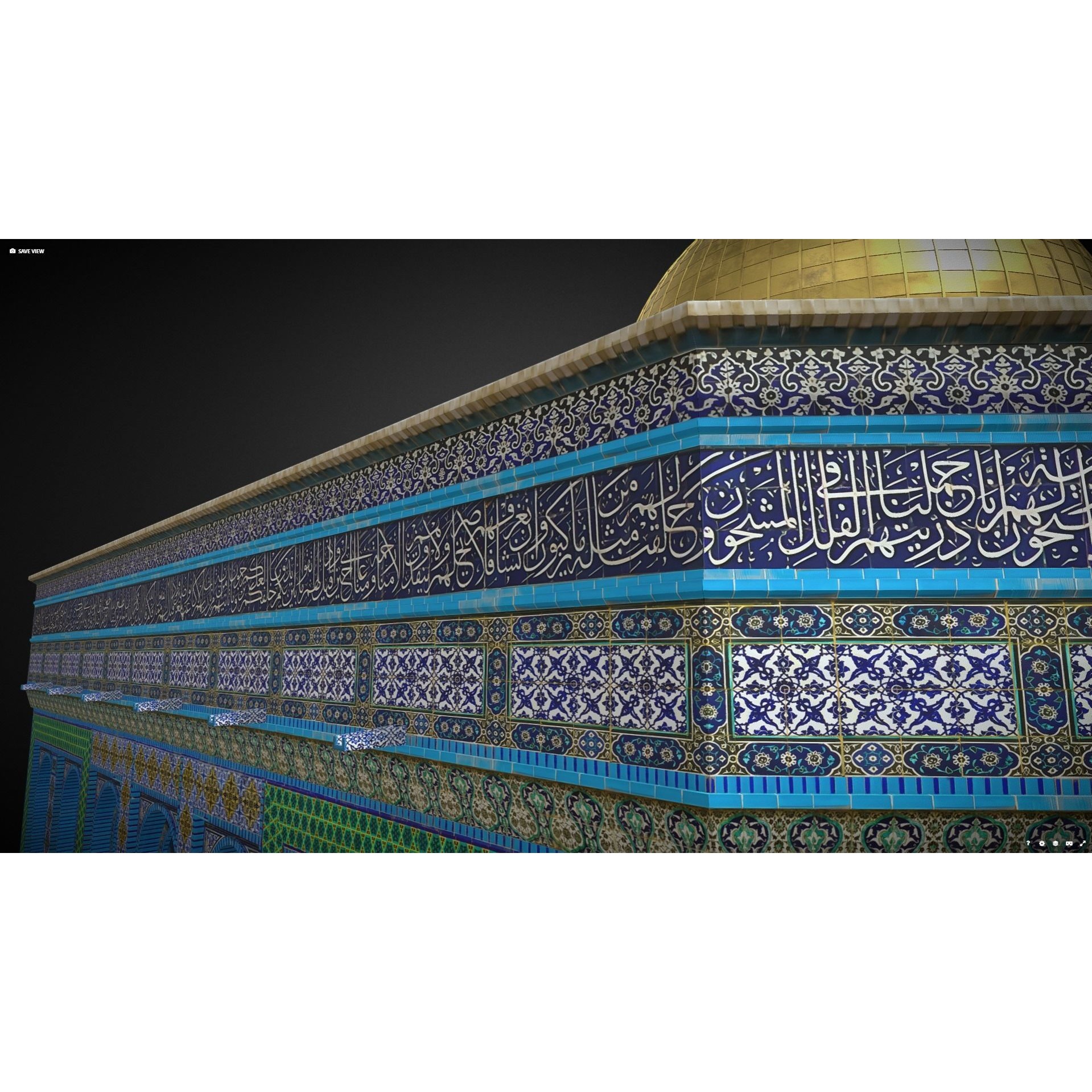 Dome of the Rock - Realistic 3D Model - View 15