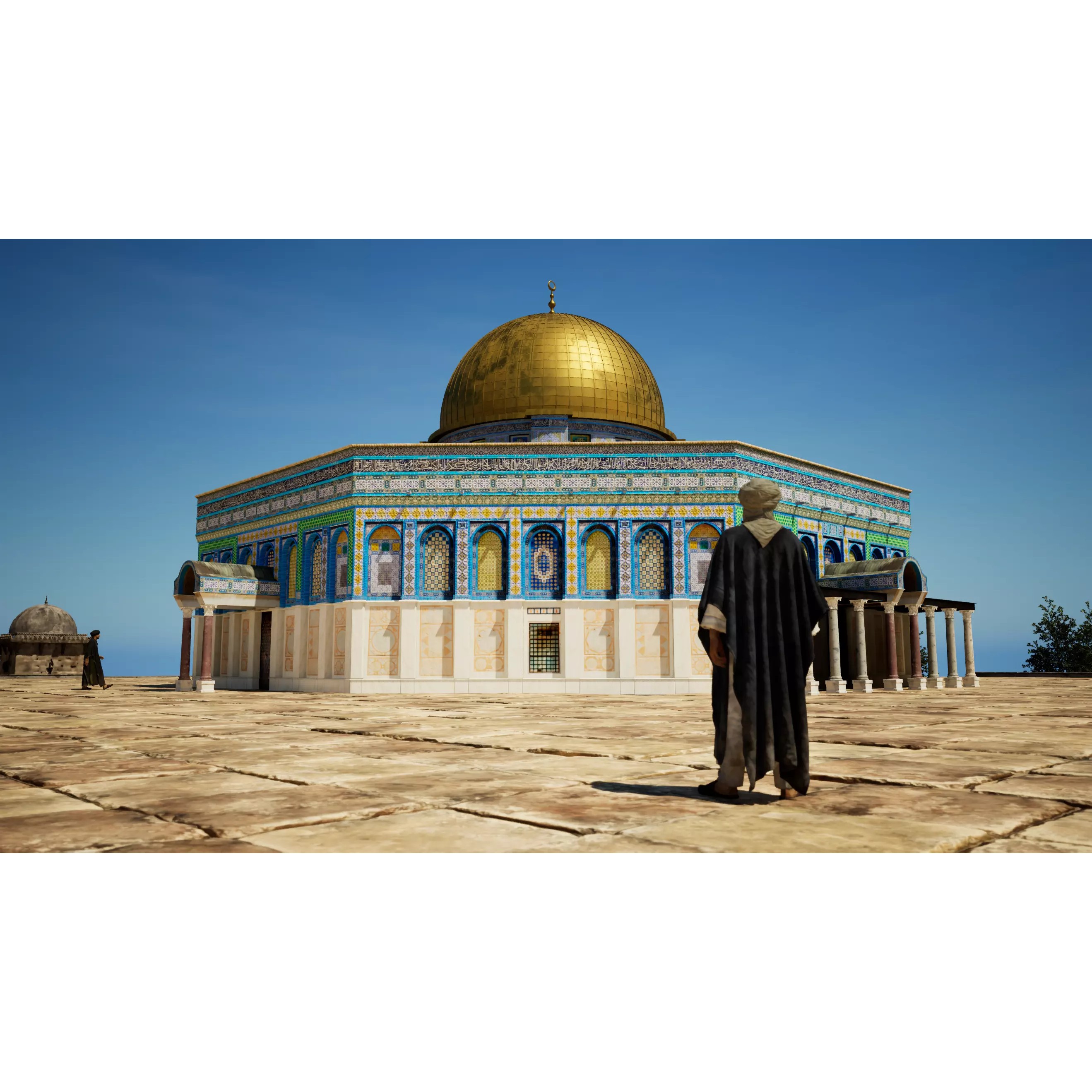 Dome of the Rock - Realistic 3D Model - View 5
