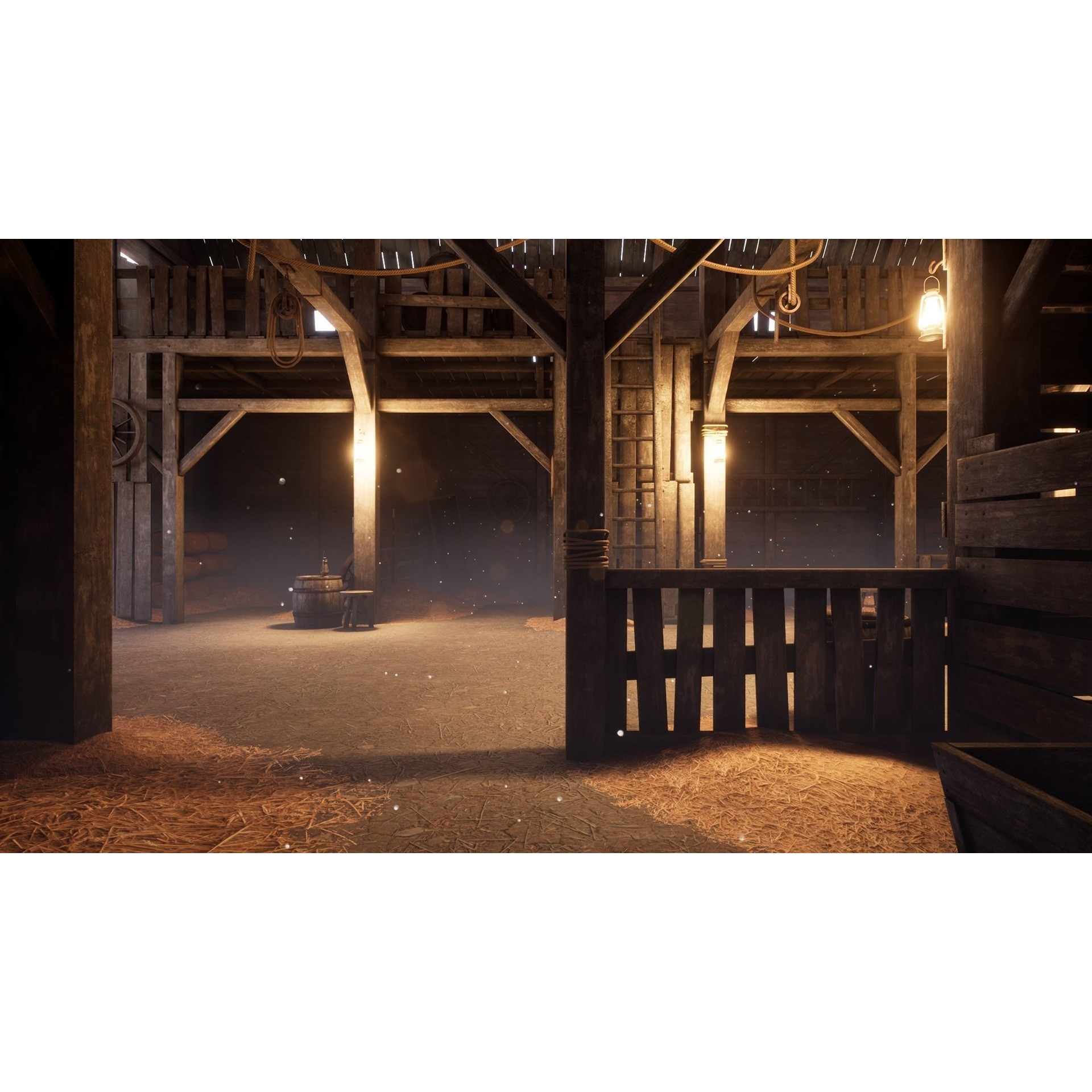 Old West Barn 3D Model – Low Poly PBR Asset, FBX, OBJ, Blender - View 5