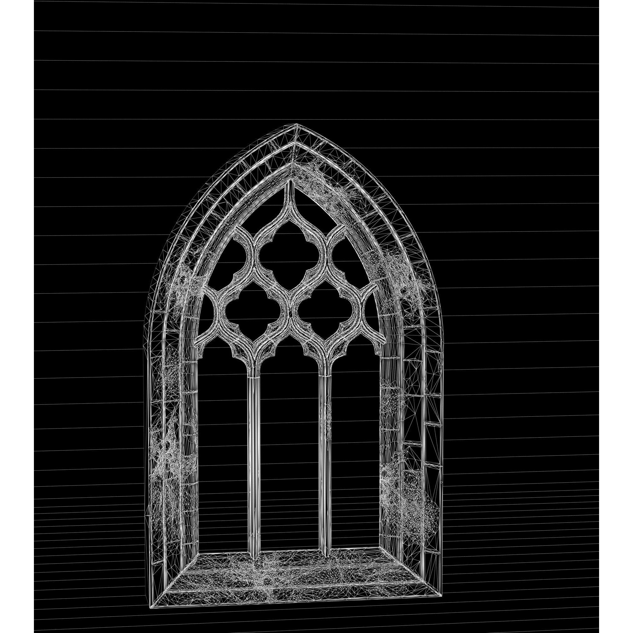 Medieval Textured Windows Pack - Low-Poly Game-Ready 3D Model