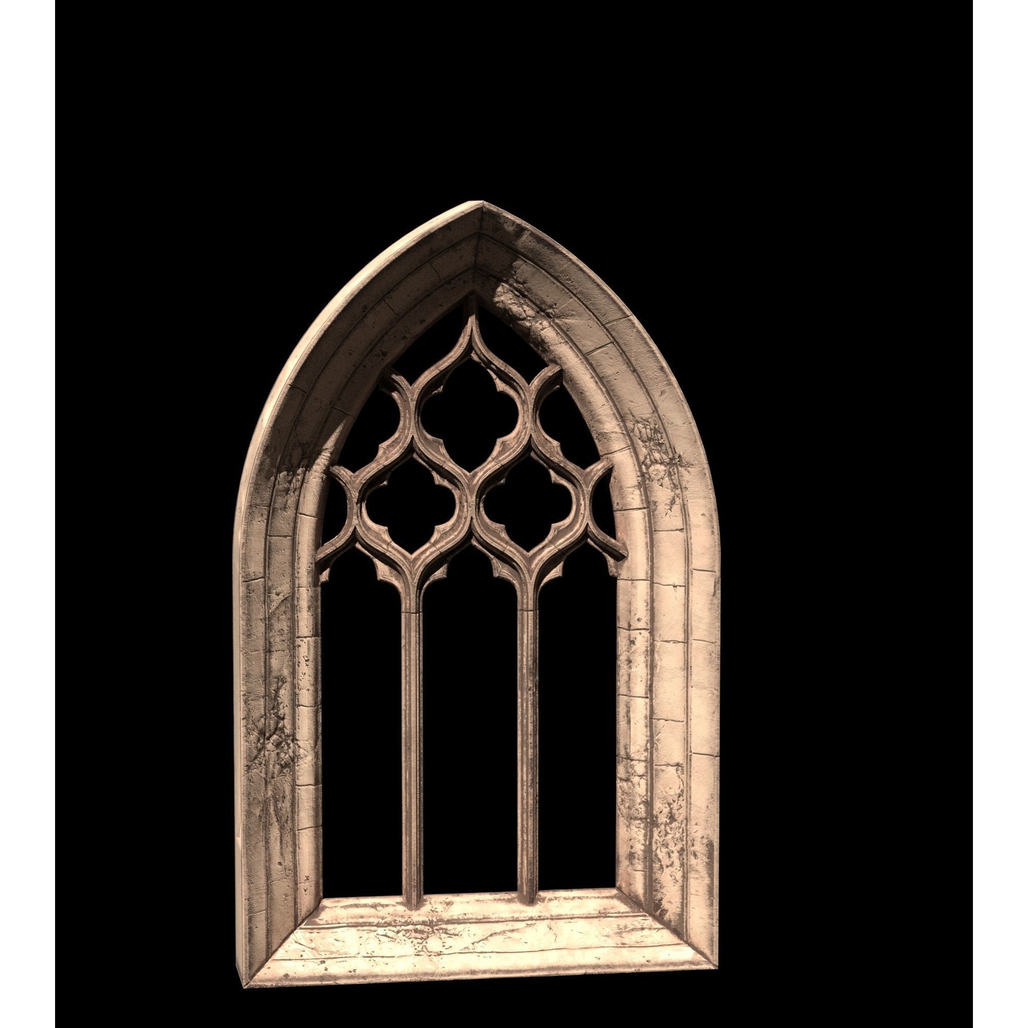 Medieval Textured Windows Pack - Low-Poly Game-Ready 3D Model - View 12