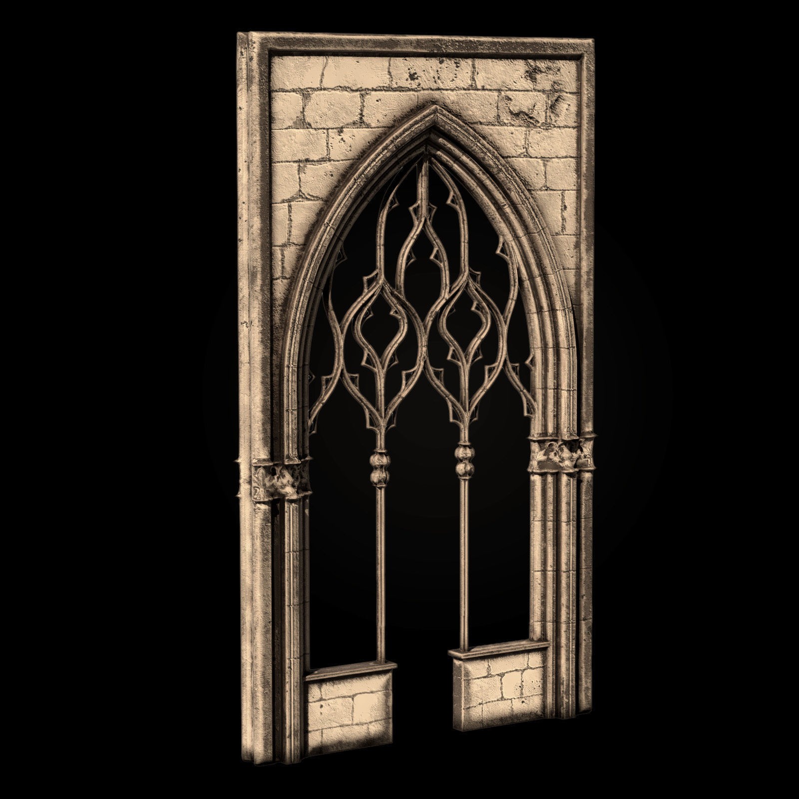 Medieval Textured Windows Pack - Low-Poly Game-Ready 3D Model - View 13