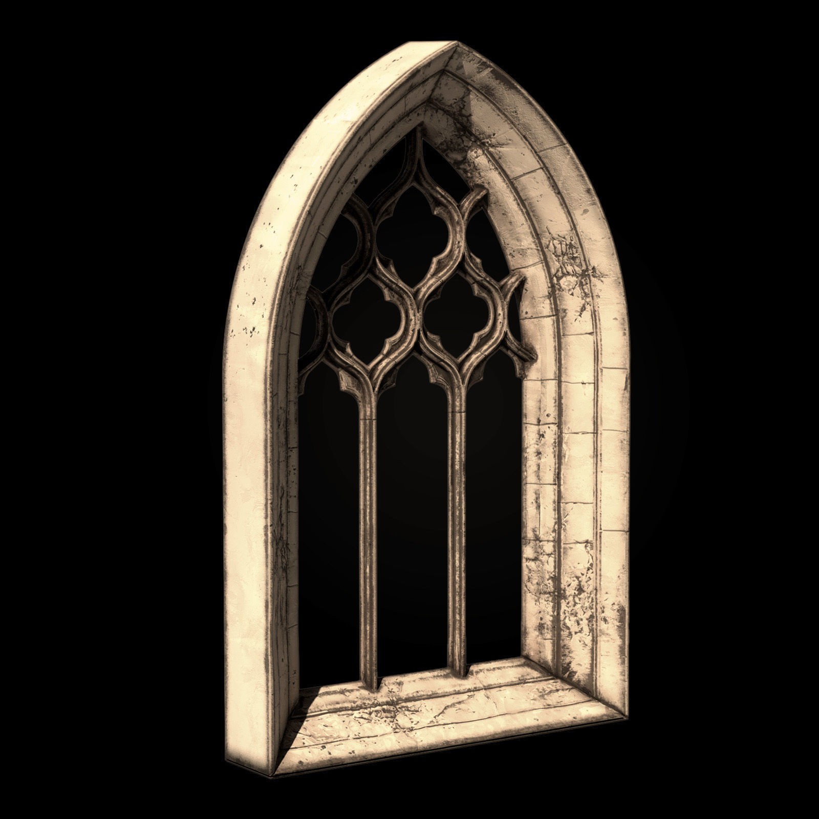 Medieval Textured Windows Pack - Low-Poly Game-Ready 3D Model - View 17