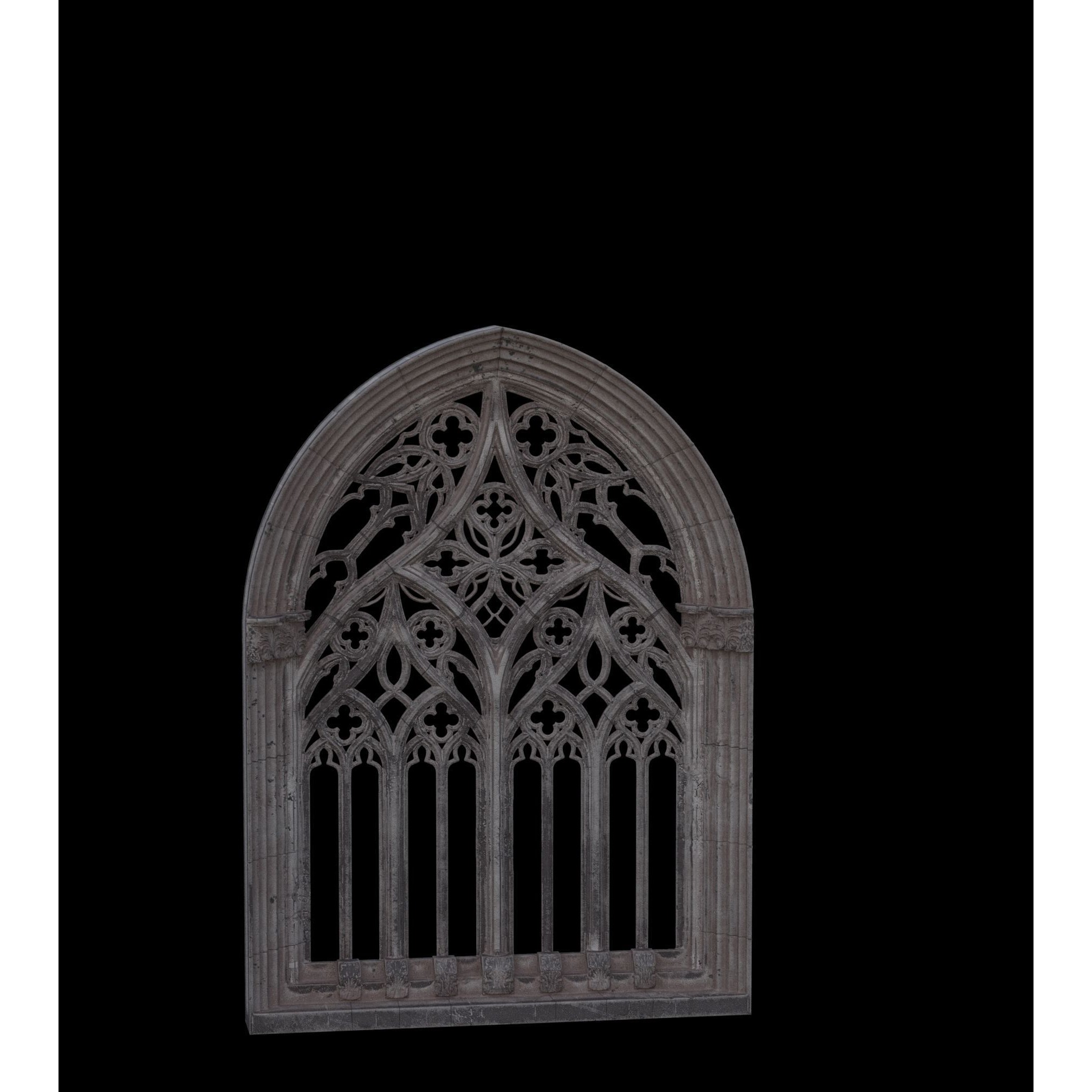 Medieval Textured Windows Pack - Low-Poly Game-Ready 3D Model - View 20