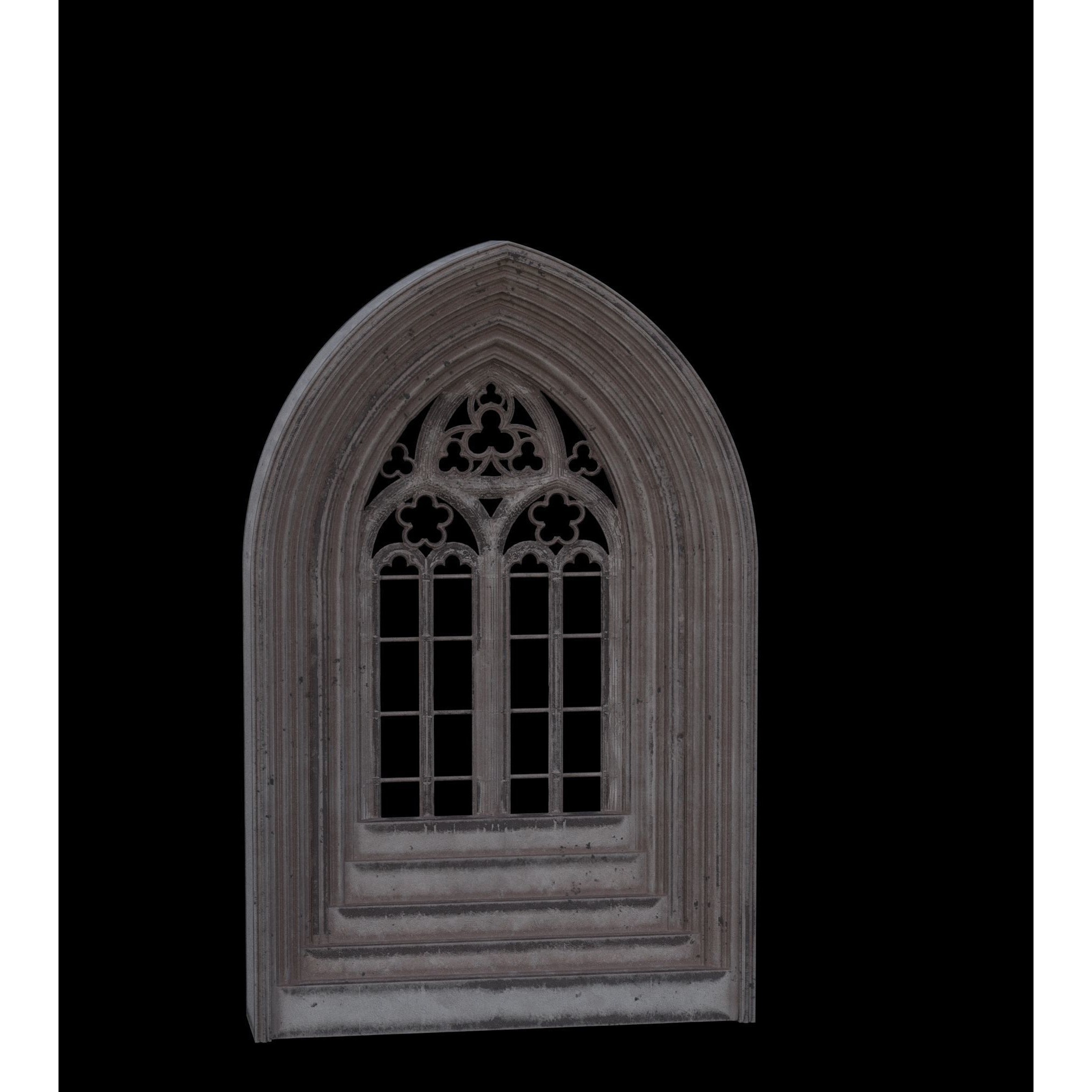Medieval Textured Windows Pack - Low-Poly Game-Ready 3D Model - View 21