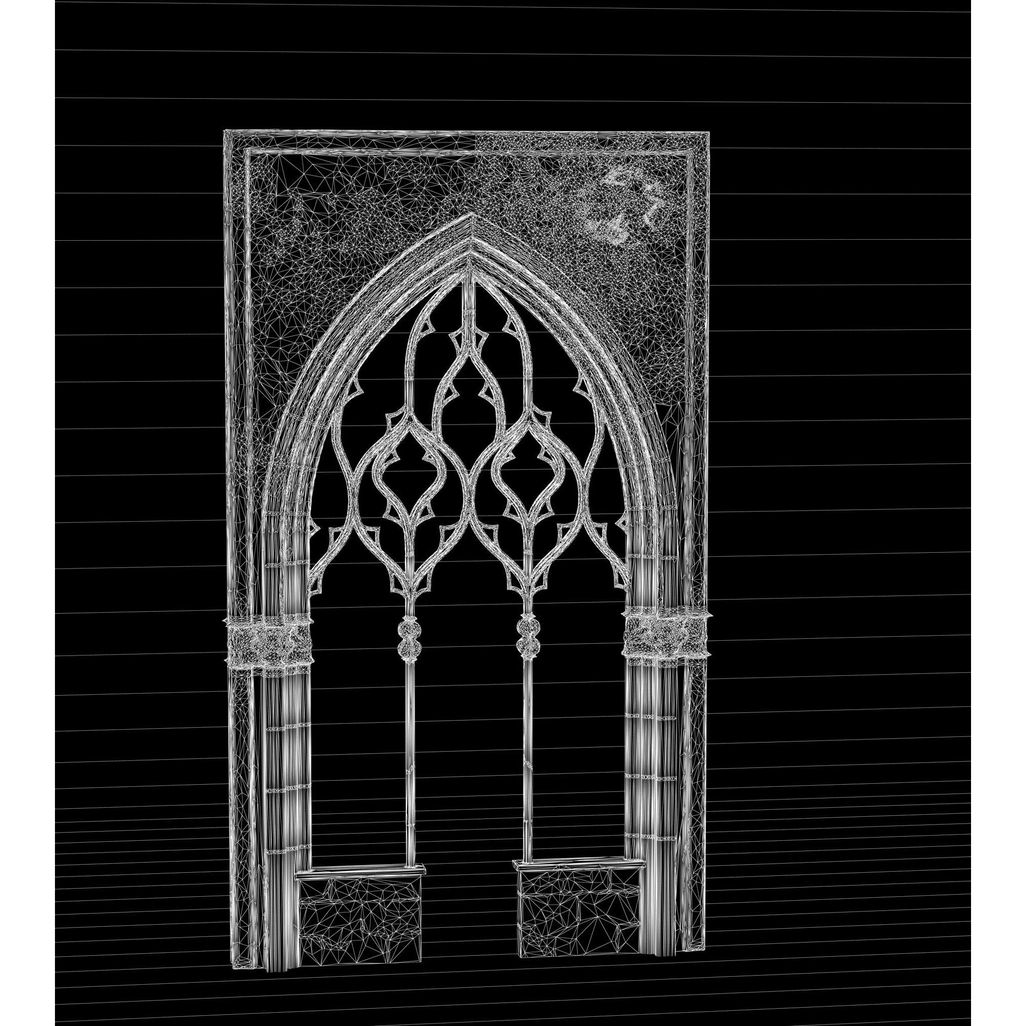 Medieval Textured Windows Pack - Low-Poly Game-Ready 3D Model - View 23