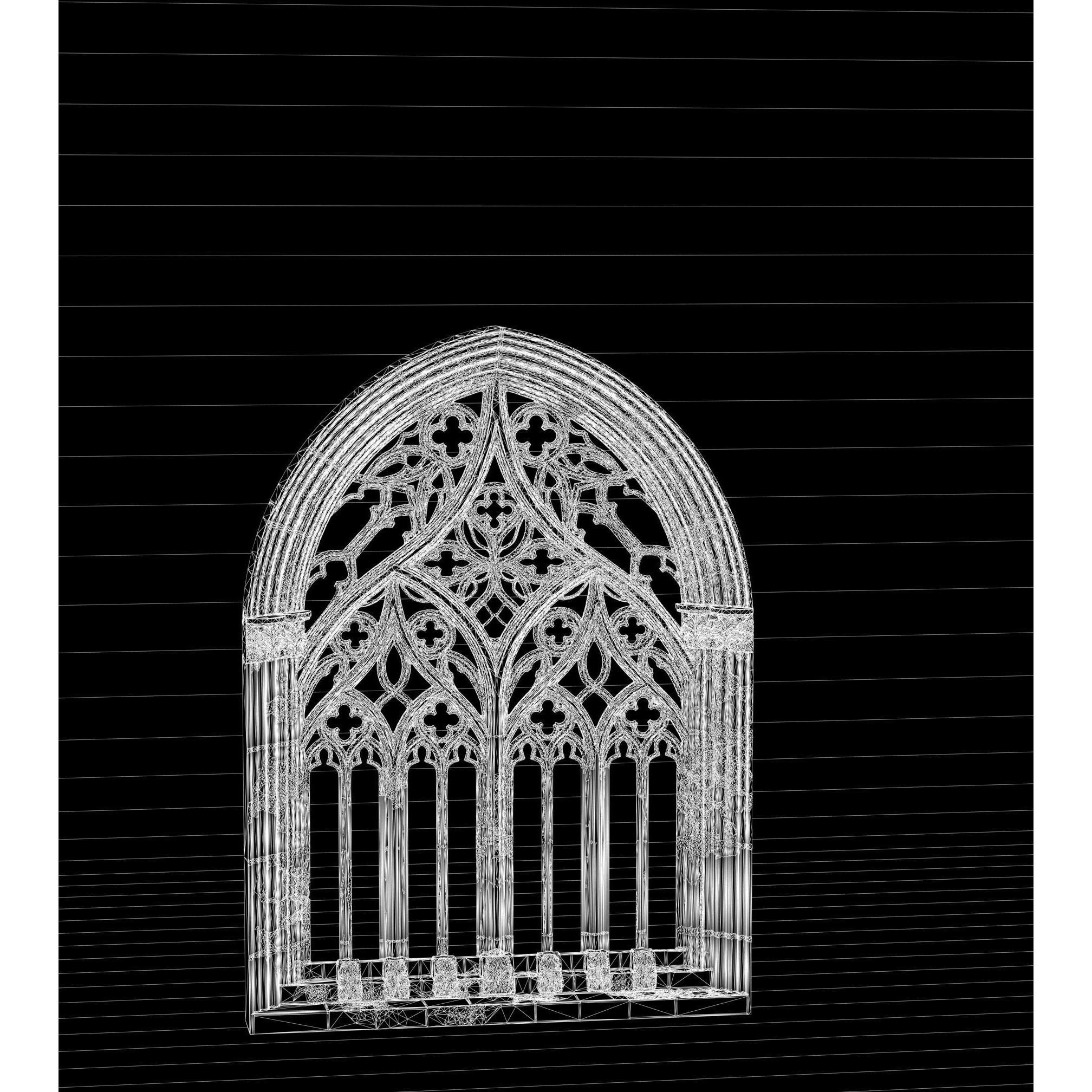 Medieval Textured Windows Pack - Low-Poly Game-Ready 3D Model - View 25