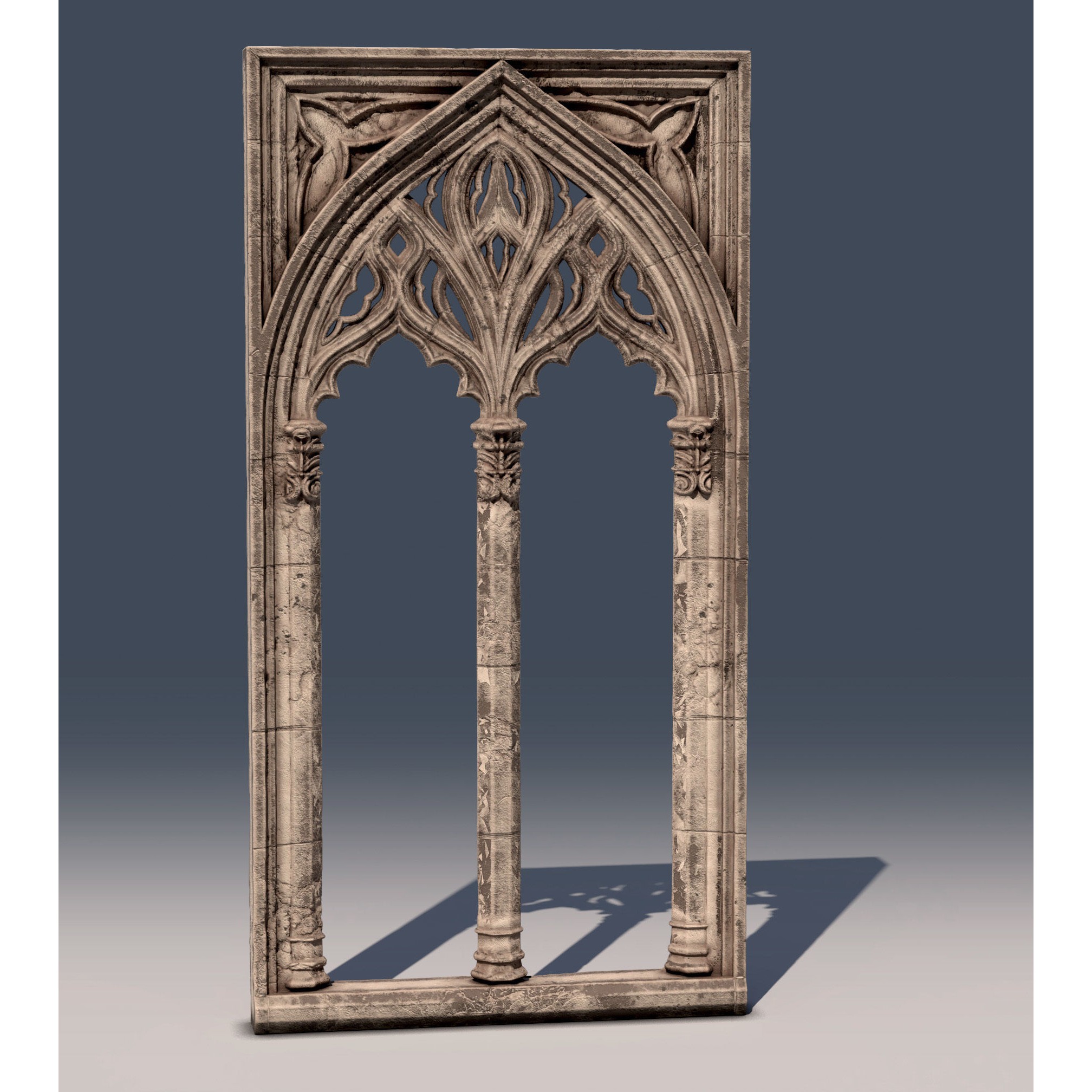 Medieval Textured Windows Pack - Low-Poly Game-Ready 3D Model - View 4