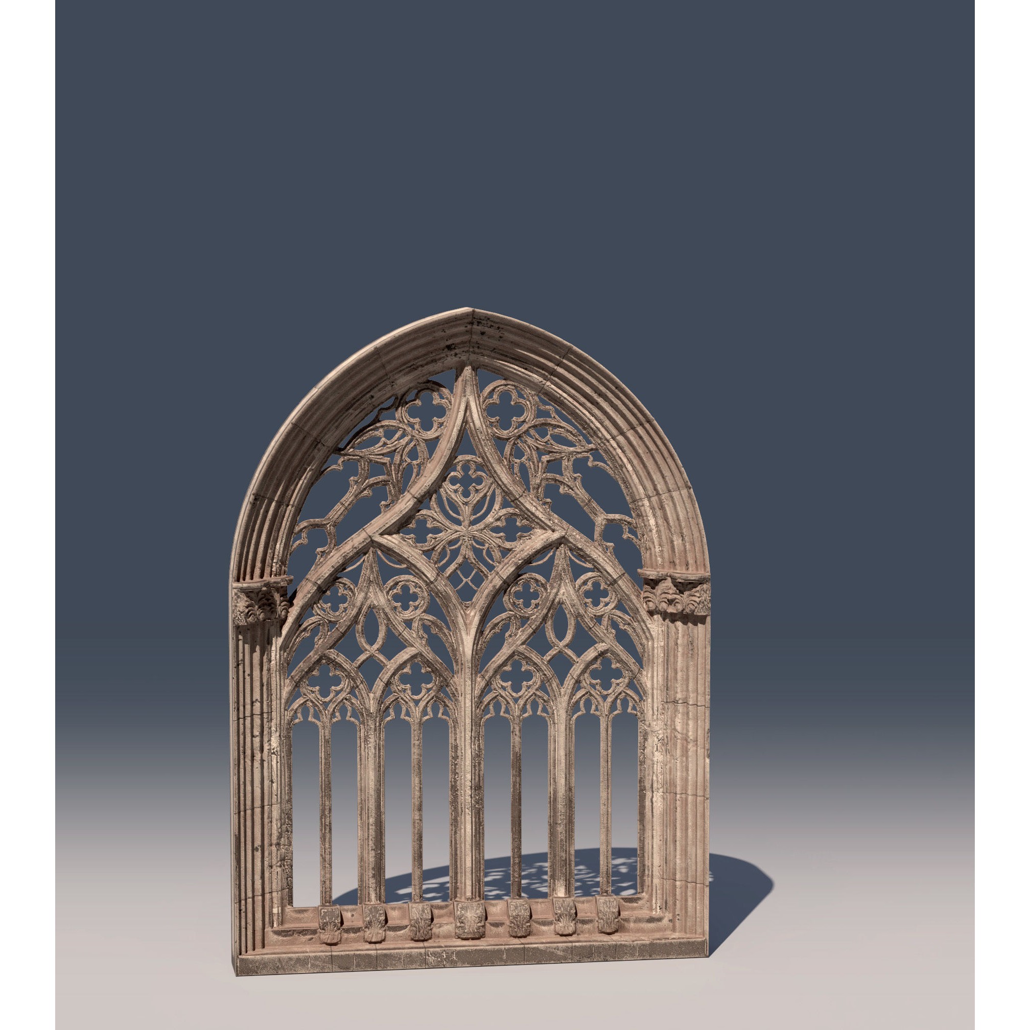 Medieval Textured Windows Pack - Low-Poly Game-Ready 3D Model - View 5