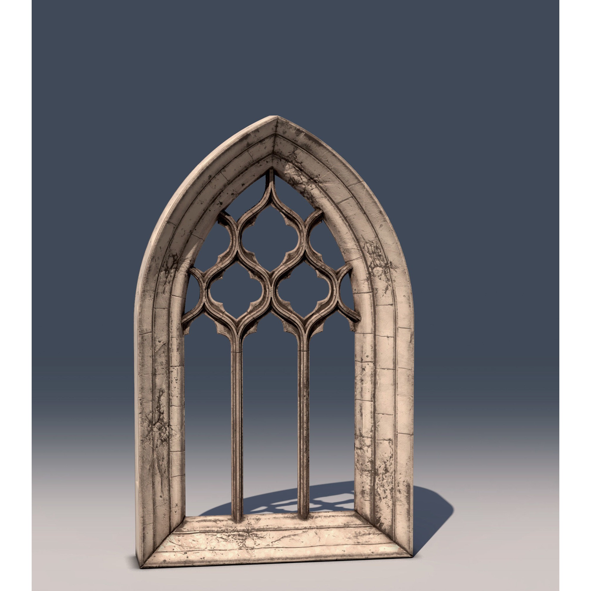 Medieval Textured Windows Pack - Low-Poly Game-Ready 3D Model - View 7