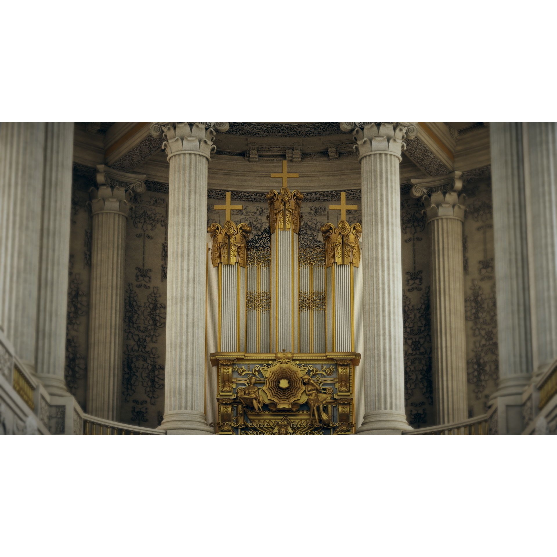 Chateau de Versailles 3D Model – Architectural Asset, FBX, PBR Textures - View 5