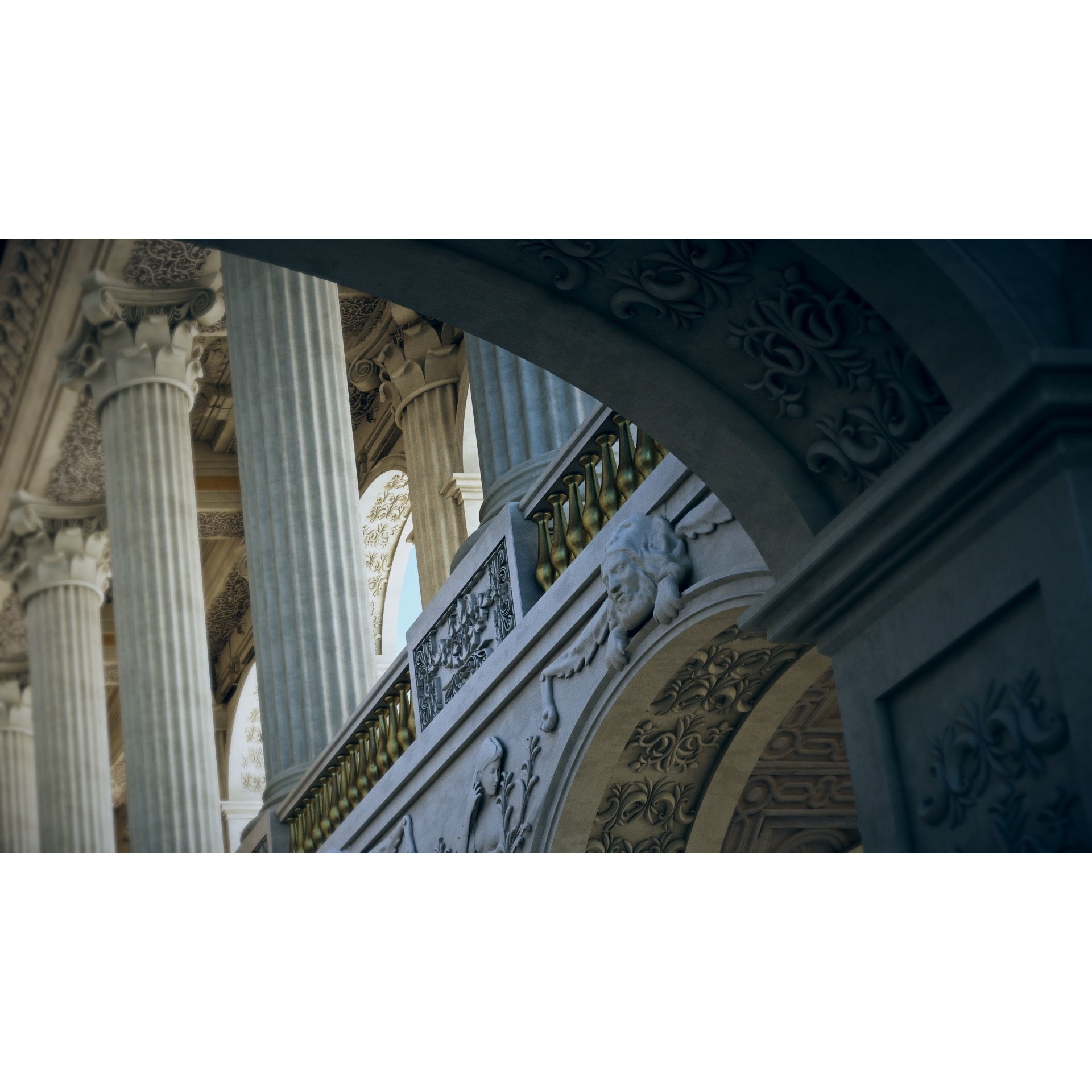 Chateau de Versailles 3D Model – Architectural Asset, FBX, PBR Textures - View 6