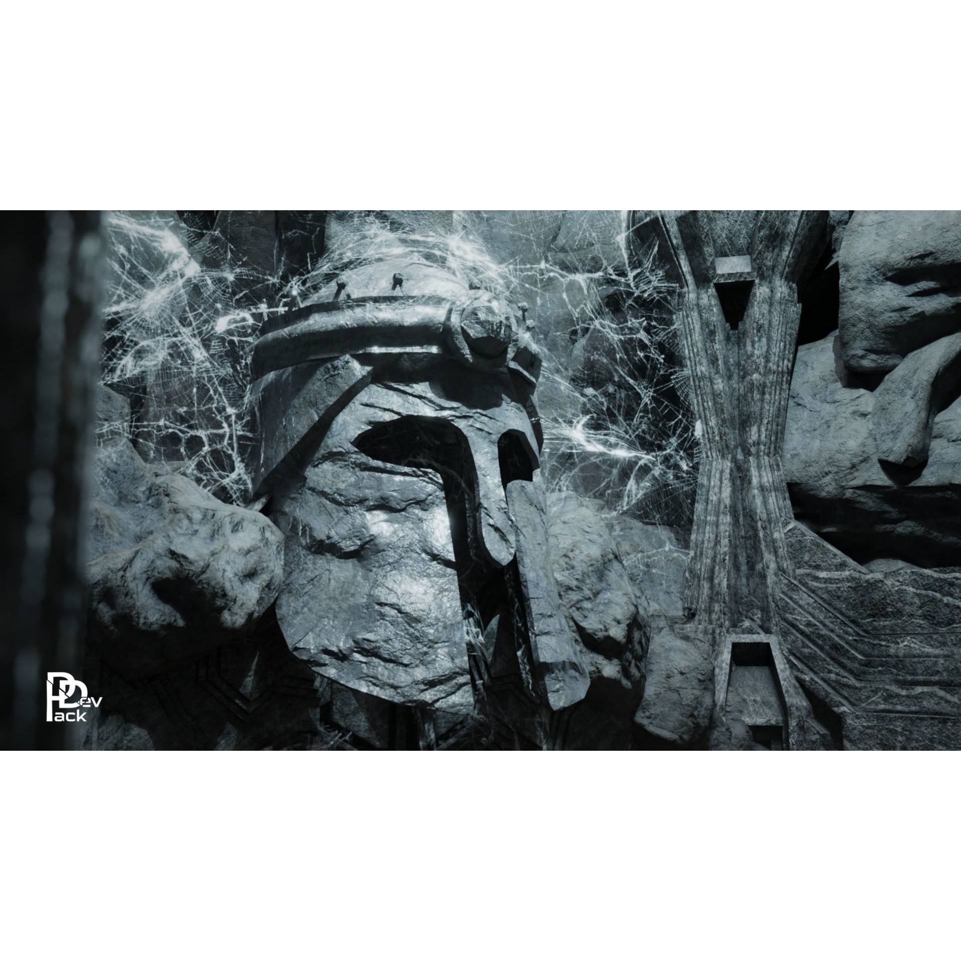 Dwarven Ruins 3D Model – Low Poly Assets for Games, FBX, PBR - View 12