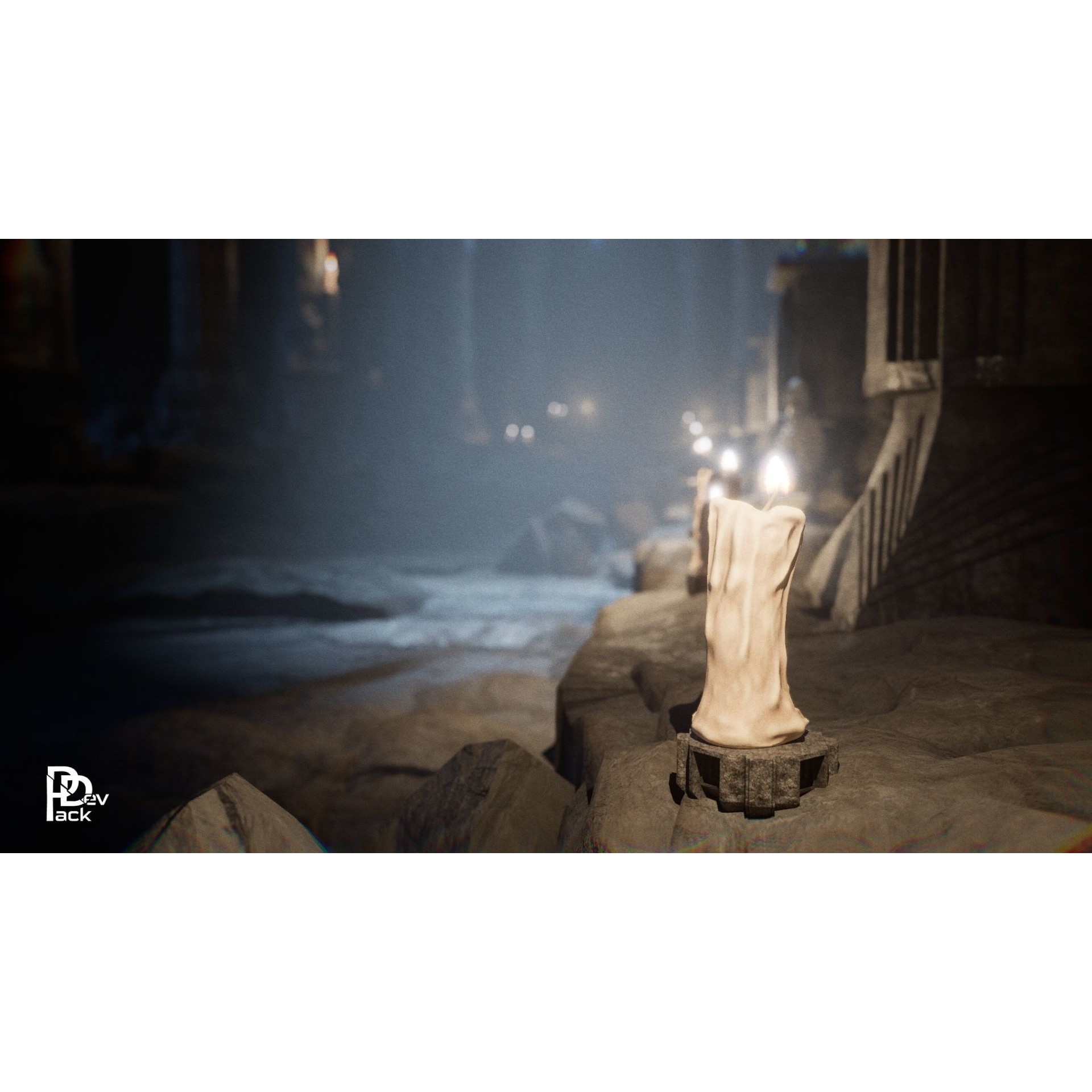 Dwarven Ruins 3D Model – Low Poly Assets for Games, FBX, PBR - View 4