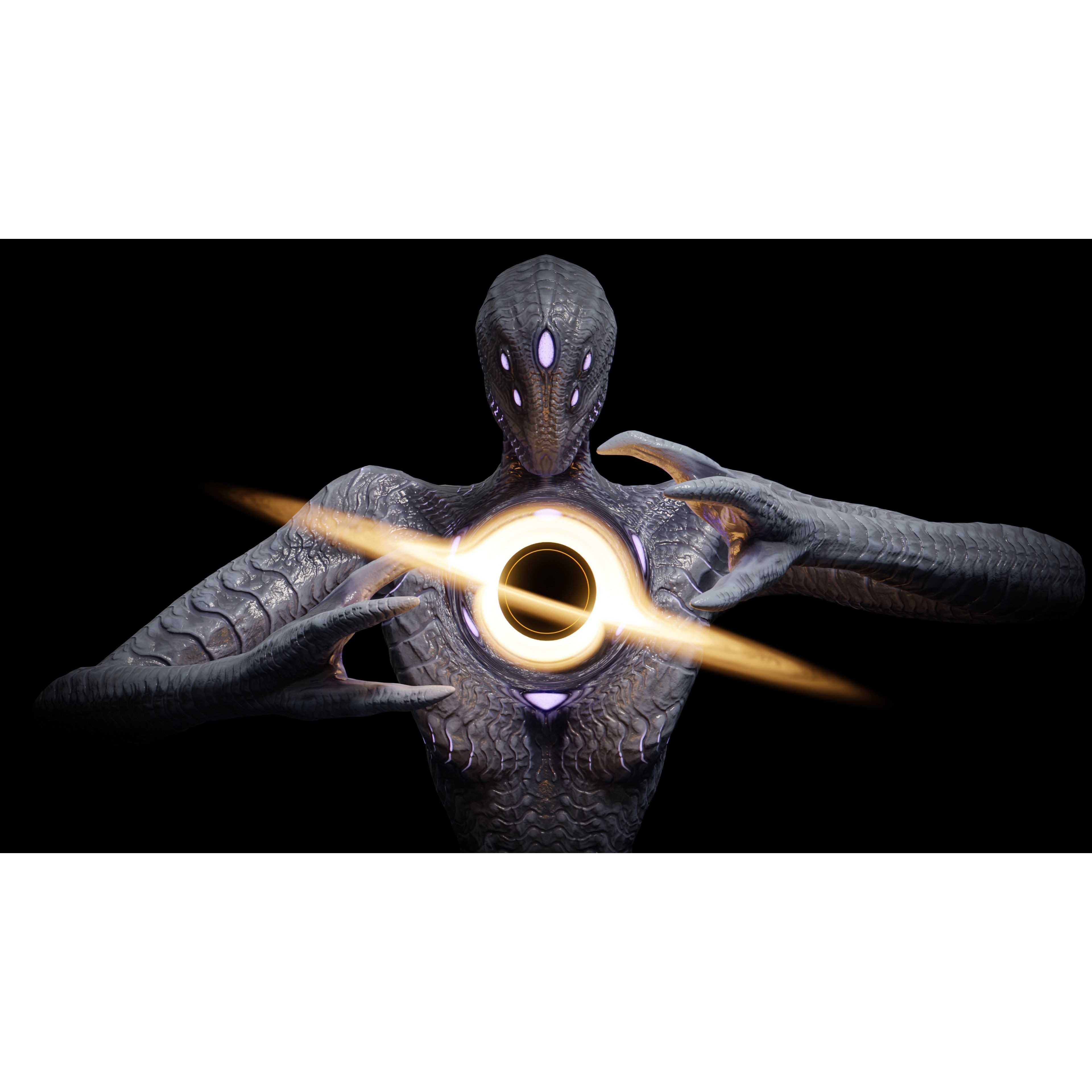 Exoginotheos - Low-Poly Game-Ready 3D Model - View 20