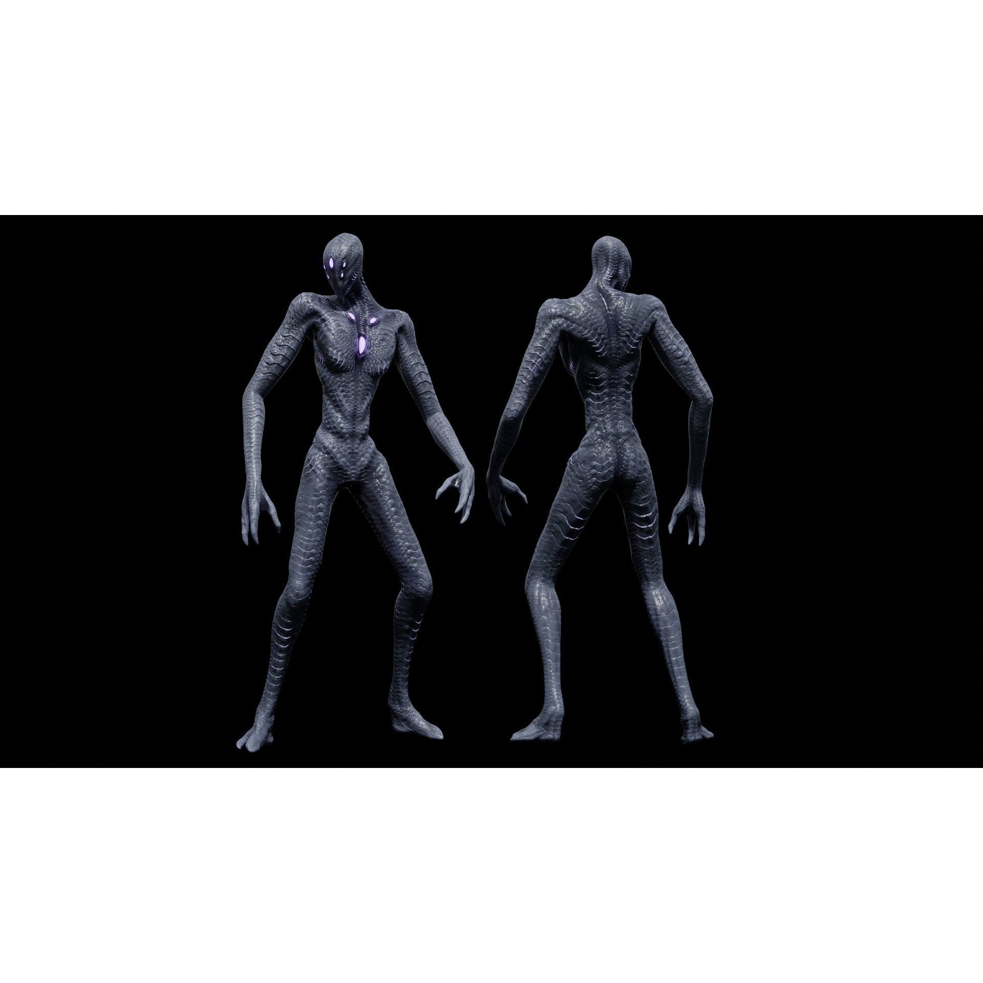 Exoginotheos - Low-Poly Game-Ready 3D Model - View 21