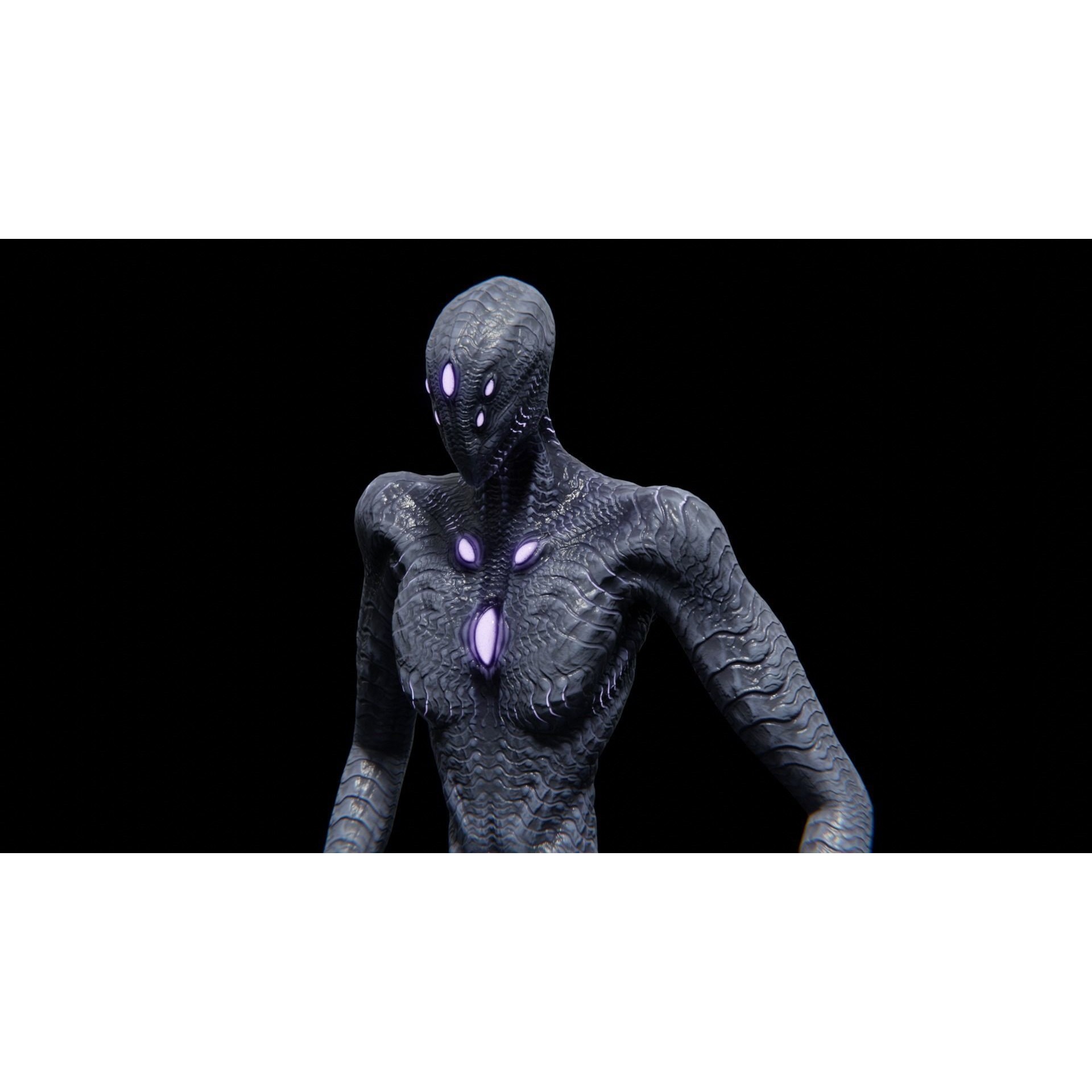 Exoginotheos - Low-Poly Game-Ready 3D Model - View 9