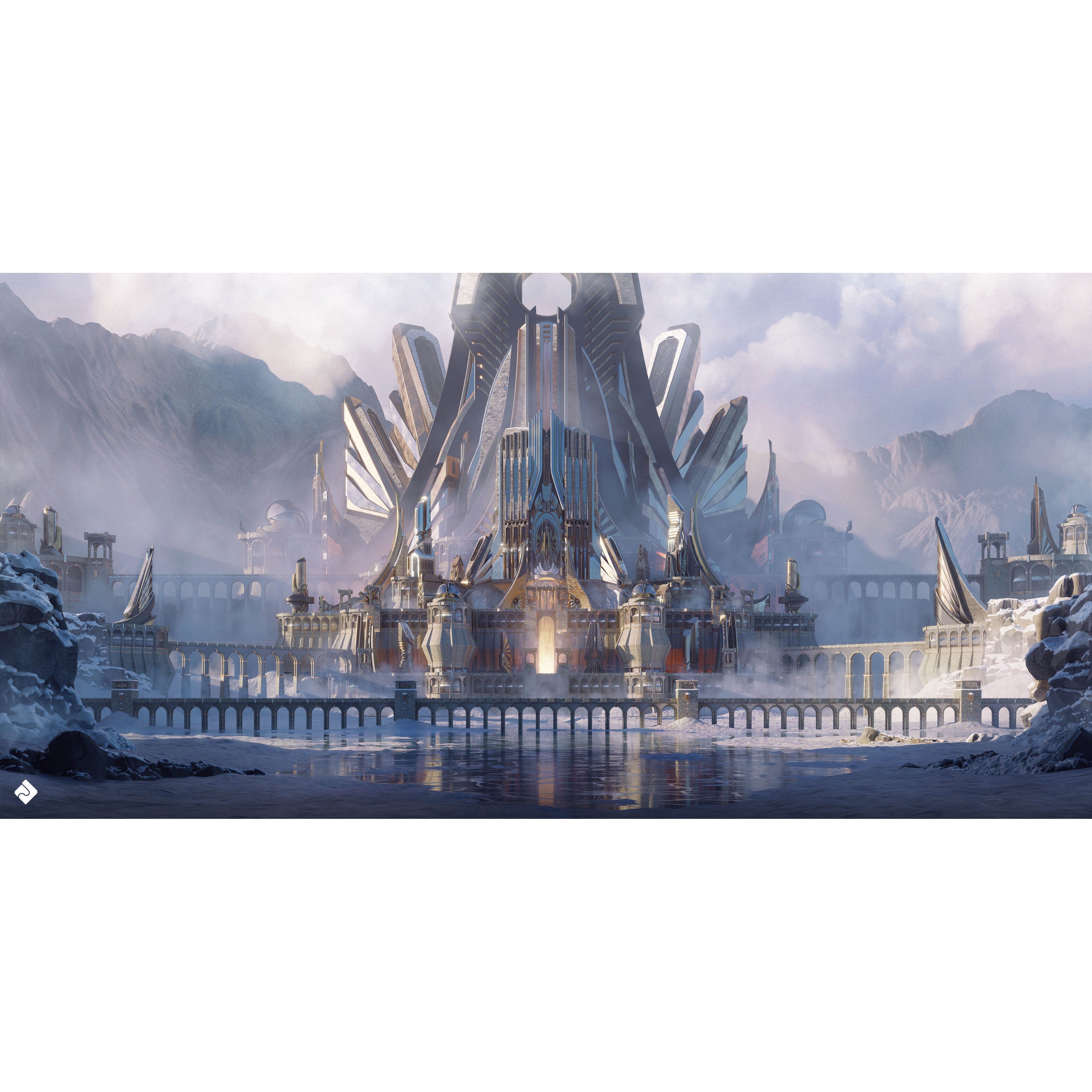 Neo Asgard - Fantasy Building Assets 3D Model - View 3