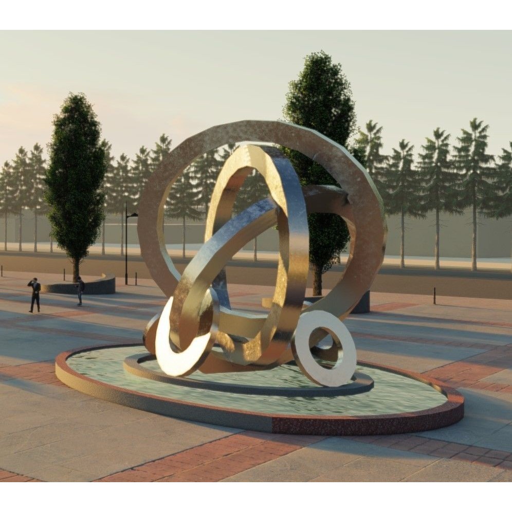Private Park Landscape 3D Model – Detailed Urban Environment Plans, FBX, OBJ - View 19