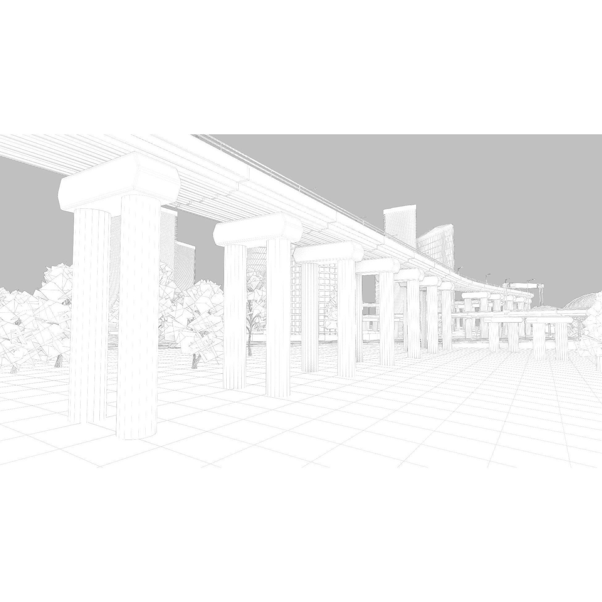 Future City 3D Model – Detailed Urban Environment with PBR Textures - View 17