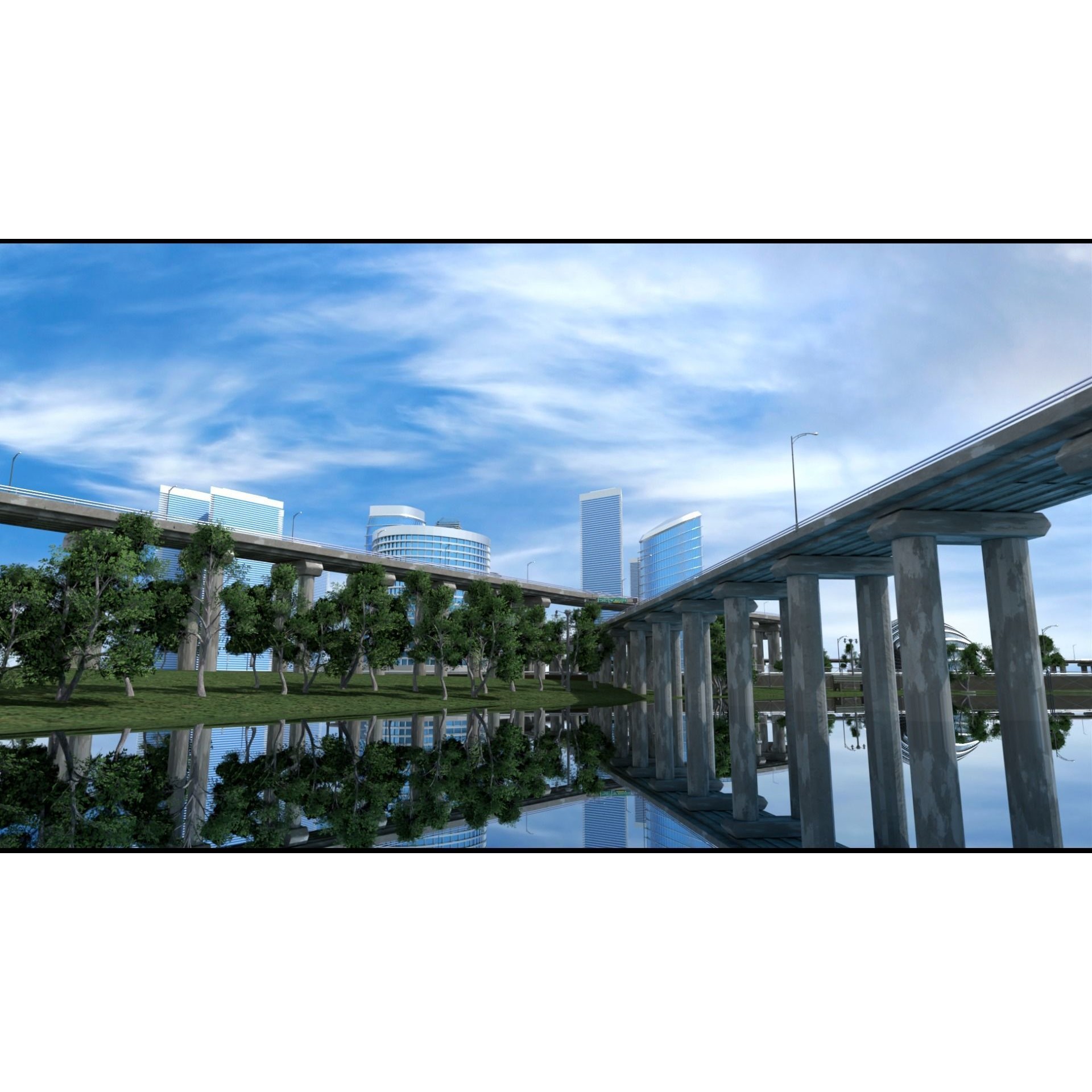 Future City 3D Model – Detailed Urban Environment with PBR Textures - View 24