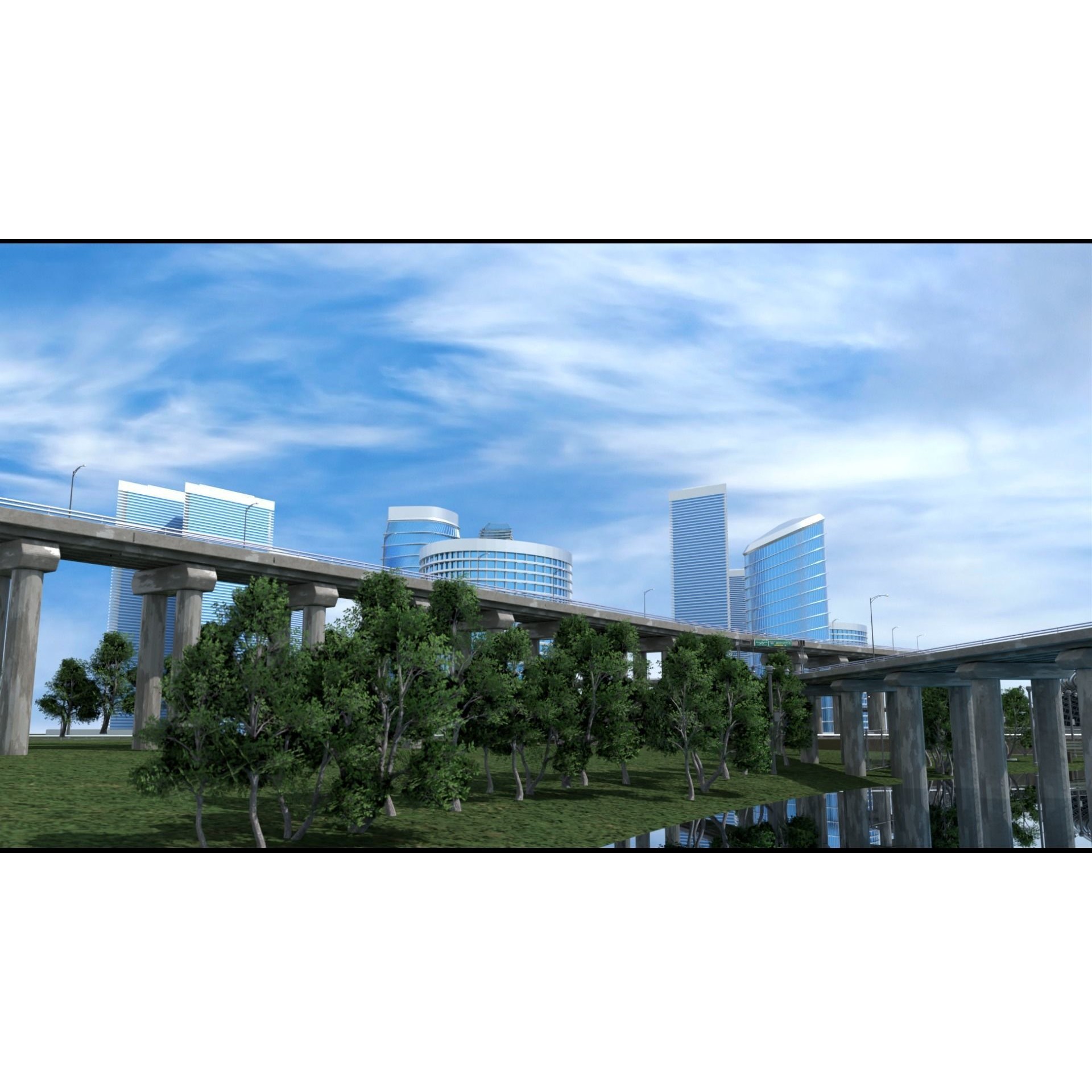 Future City 3D Model – Detailed Urban Environment with PBR Textures - View 26