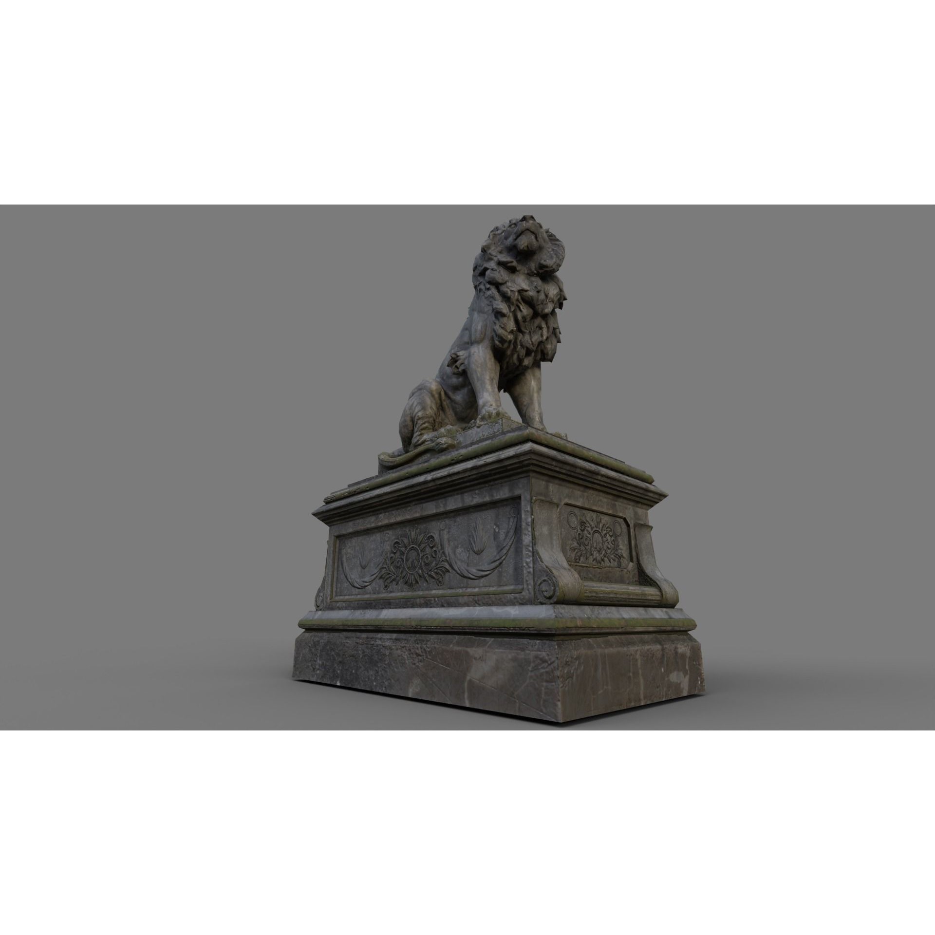 Cemetery Gravestone Set 3D Model – Low Poly Game Ready with PBR Textures - View 27