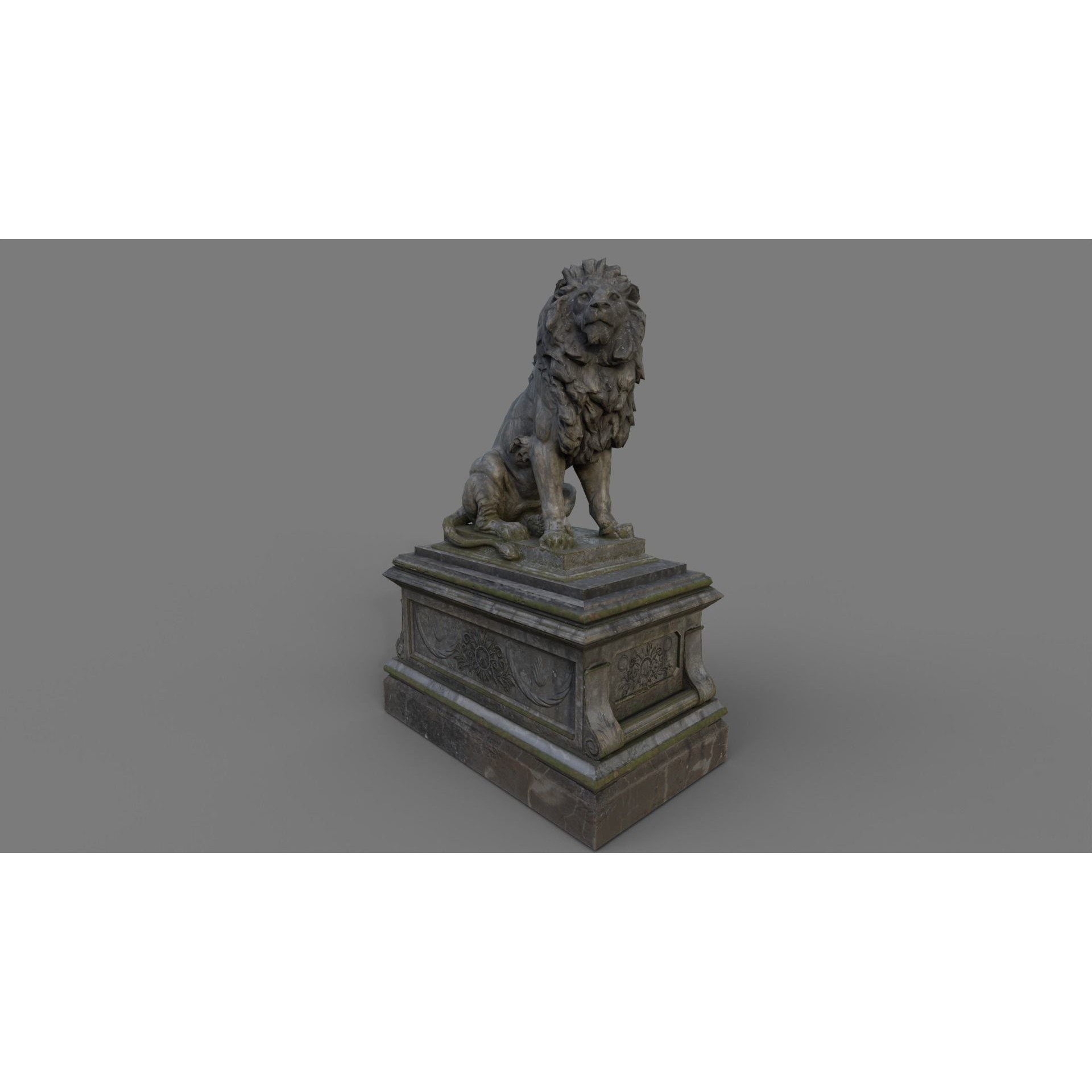 Cemetery Gravestone Set 3D Model – Low Poly Game Ready with PBR Textures - View 29