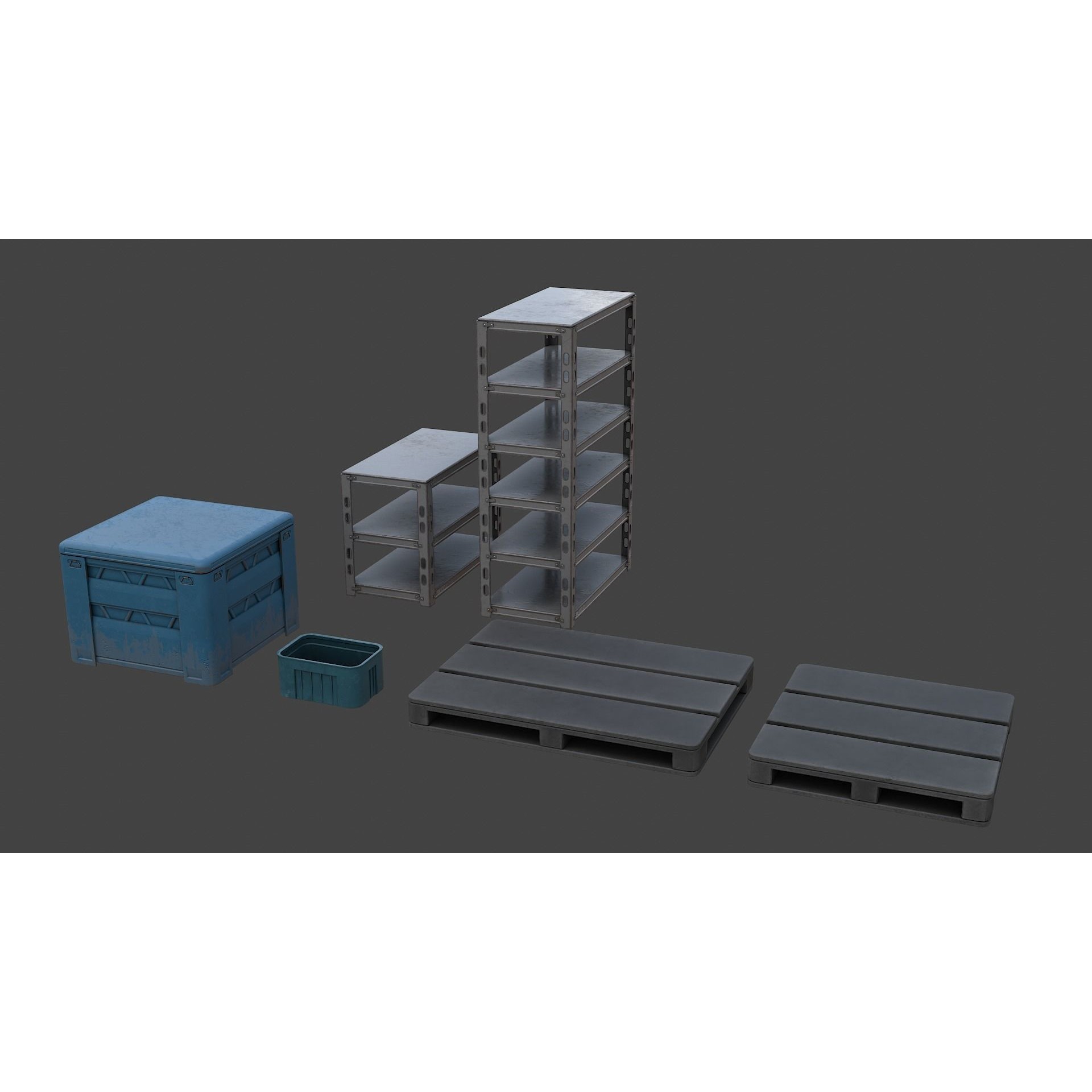 Cyberpunk City Asset Pack 3D Model – Low/Mid Poly Game Asset, PBR Textures - View 28