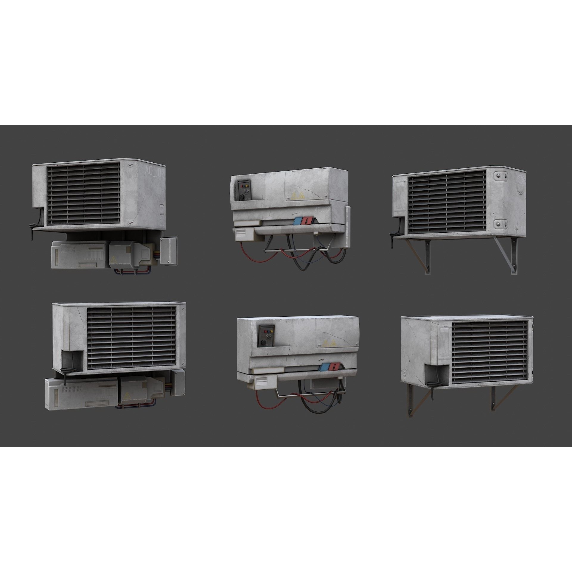 Cyberpunk City Asset Pack 3D Model – Low/Mid Poly Game Asset, PBR Textures - View 31