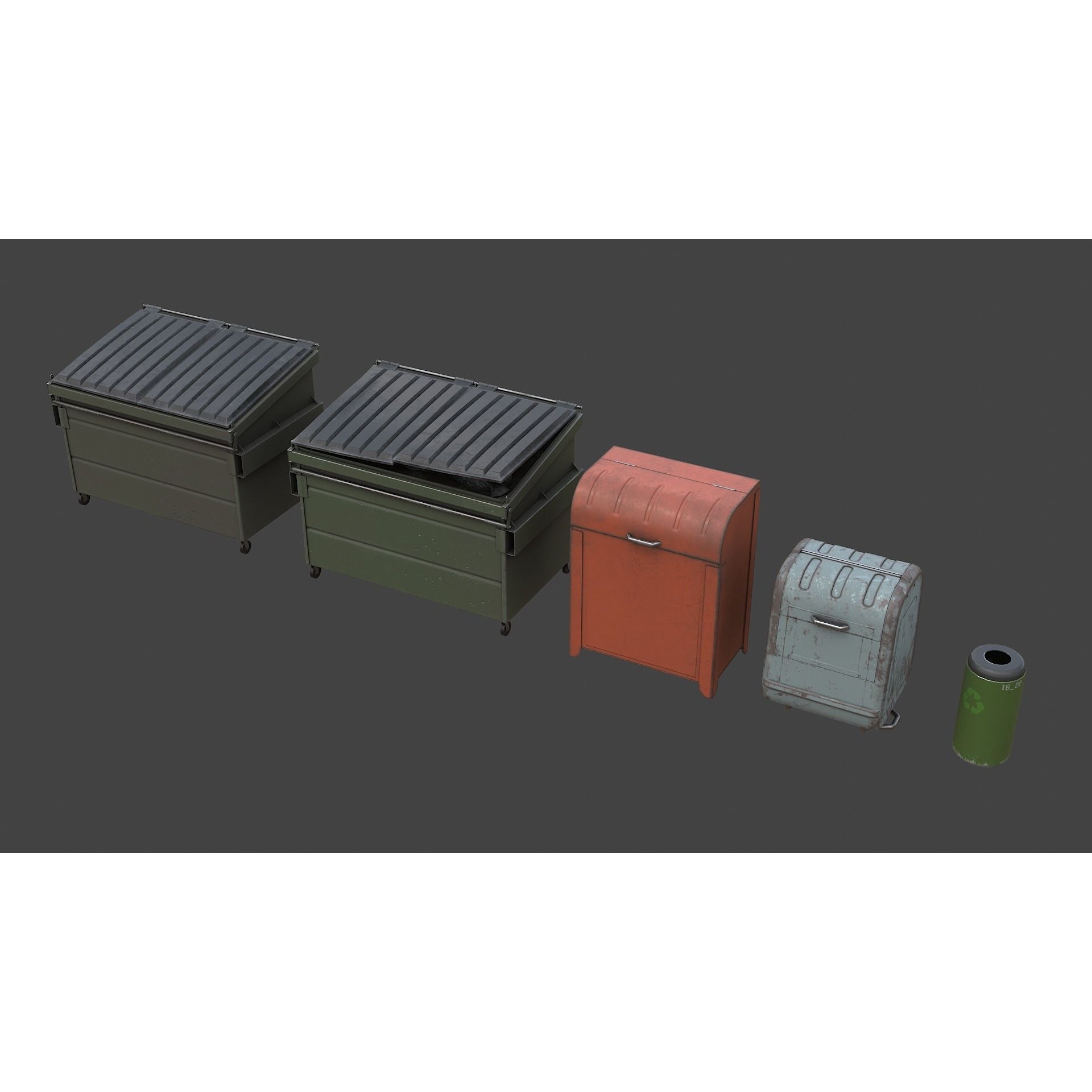 Cyberpunk City Asset Pack 3D Model – Low/Mid Poly Game Asset, PBR Textures - View 32