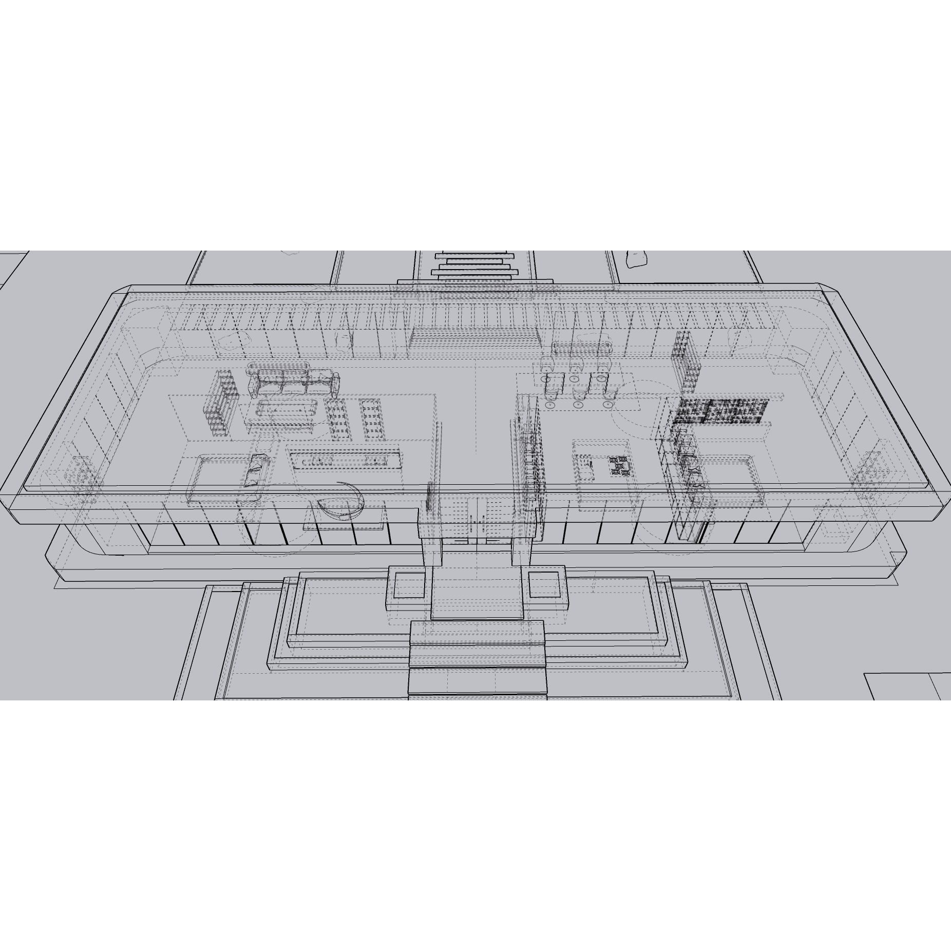 Modern Villa 3D Model – Minimalist Concrete Architecture with Luxury Landscape - View 79