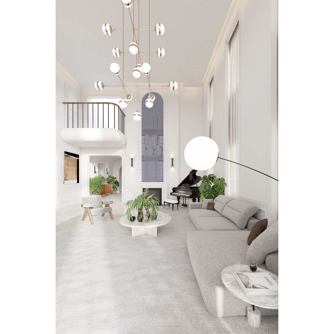 Modern Villa 3D Model – High-Quality Architectural Design, FBX, OBJ - View 6