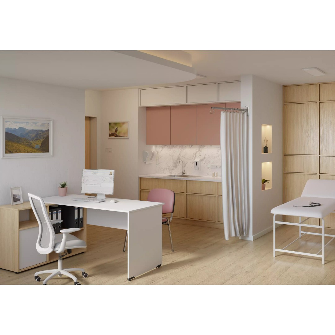 Medical Office 3D Model – PBR Interior Scene, Blender, FBX, OBJ - View 2