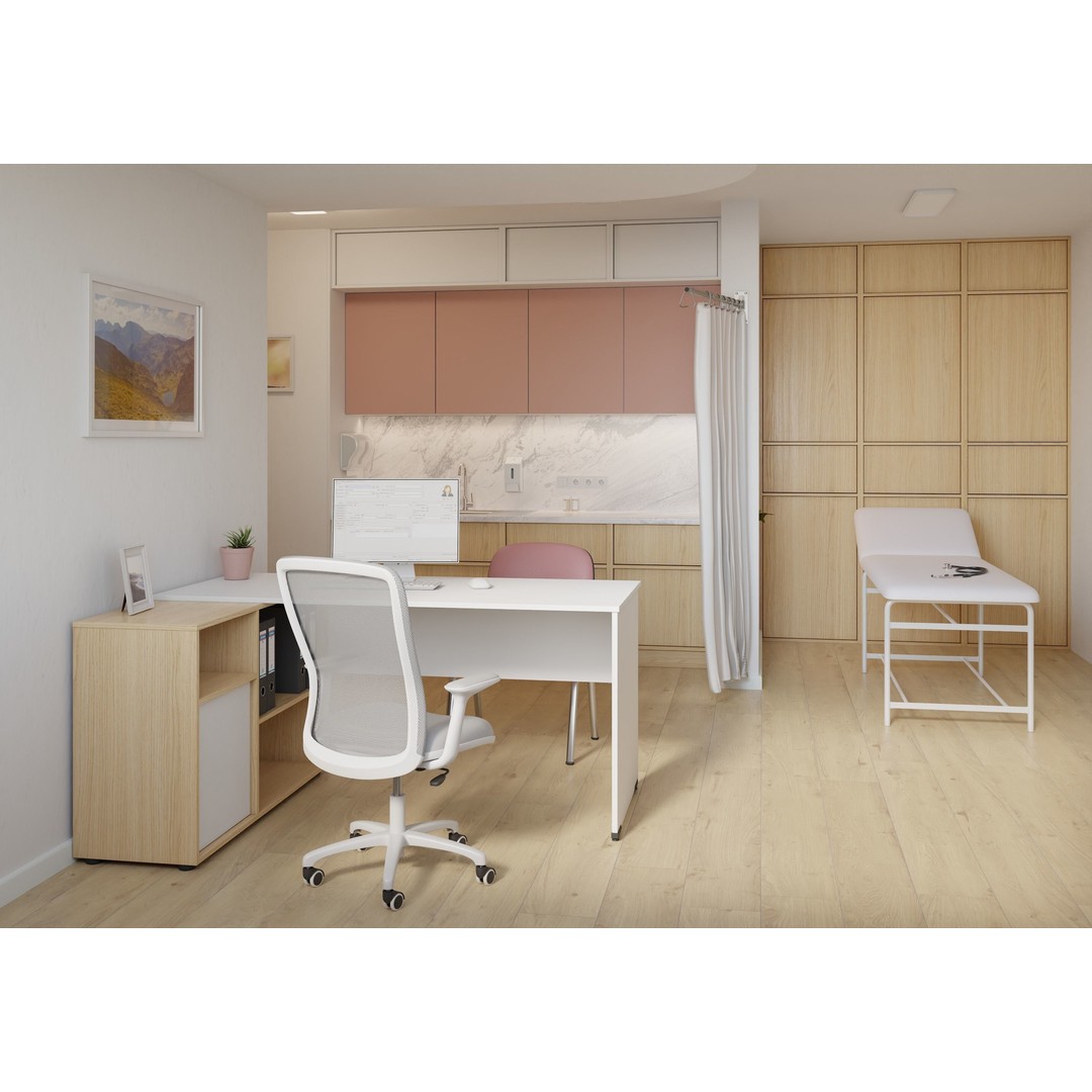 Medical Office 3D Model – PBR Interior Scene, Blender, FBX, OBJ - View 4
