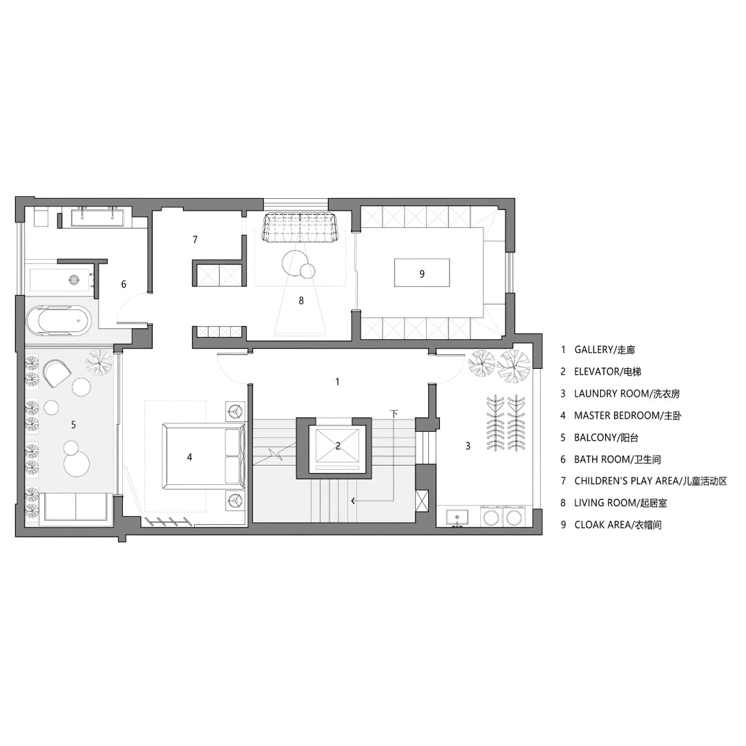 Modern Villa 3D Model – High Poly Interior Scene, FBX, OBJ