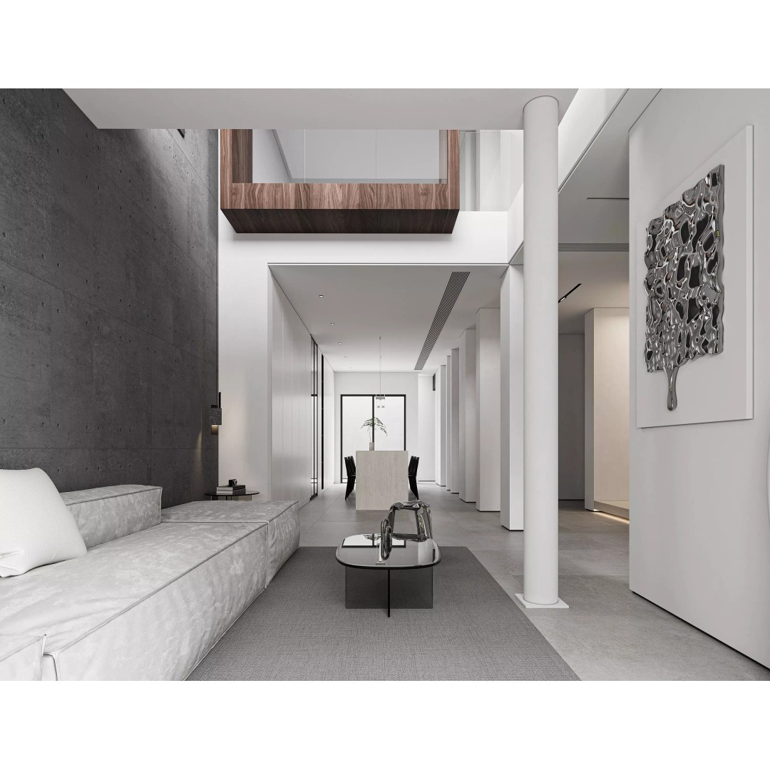 Modern Villa 3D Model – High Poly Interior Scene, FBX, OBJ - View 7