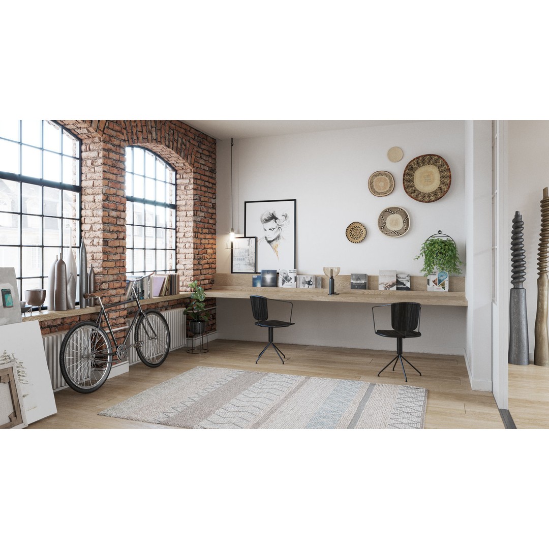 Workshop Apartment 3D Model – Modern Interior, Cinema 4D, Corona Renderer - View 14