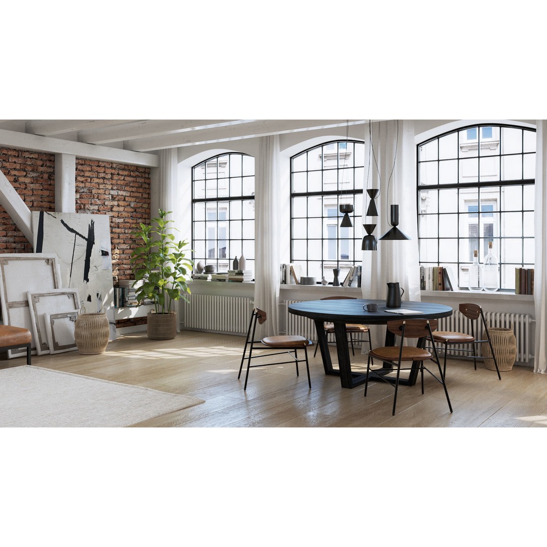 Workshop Apartment 3D Model – Modern Interior, Cinema 4D, Corona Renderer - View 4