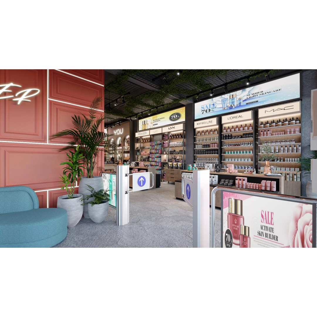 Cosmetic Store Scene 3D Model – PBR Interior Asset, Blender, FBX, OBJ - View 2